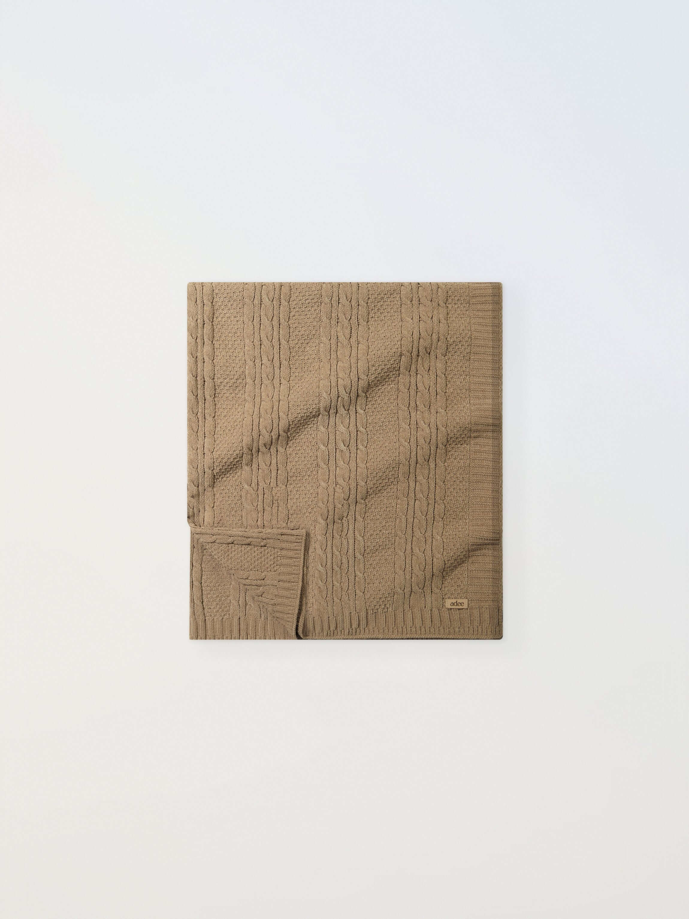 Knit Blanket - Taupe