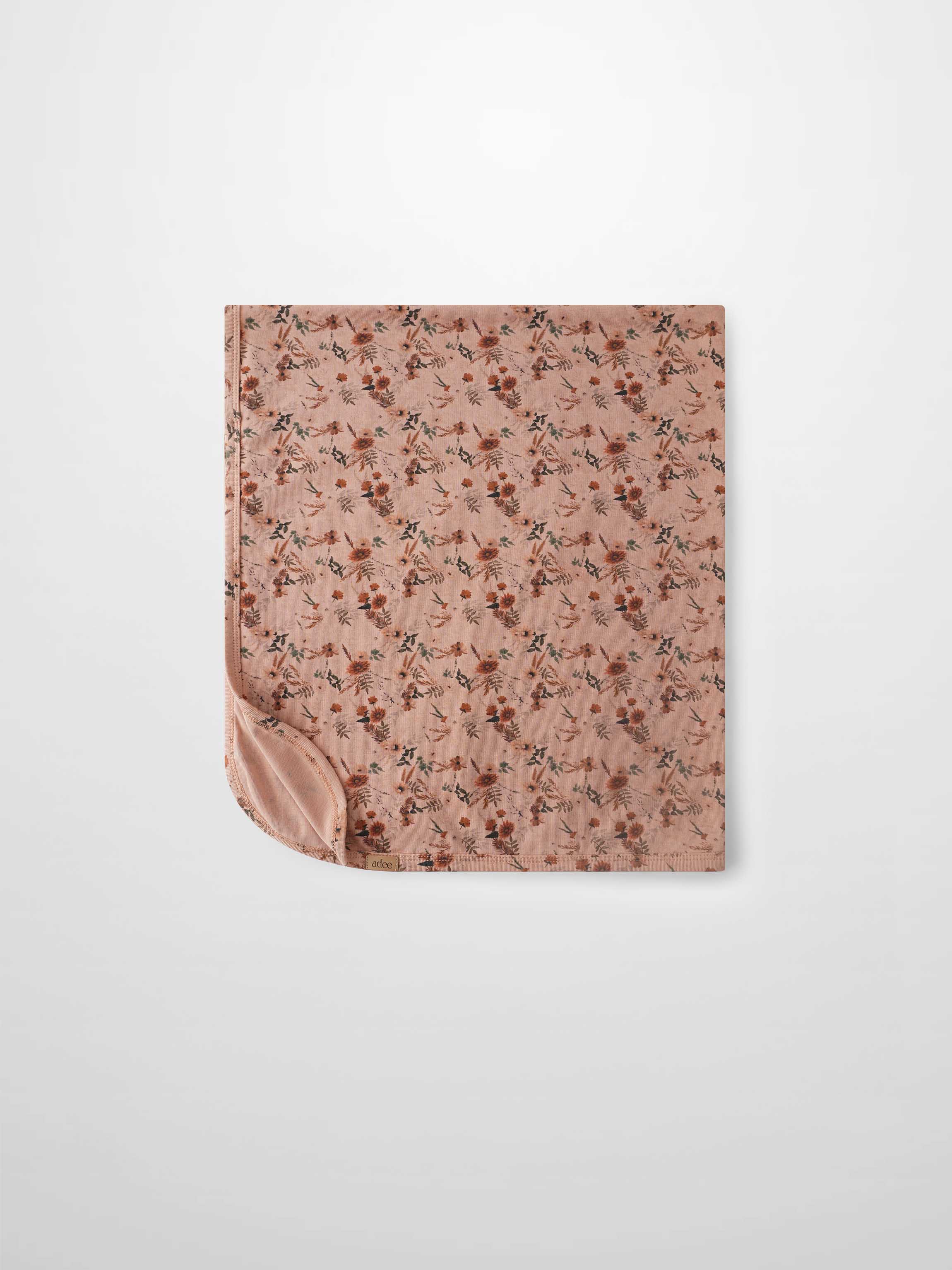 baby girl swaddle blanket made from soft breathable cotton for newborns and infants