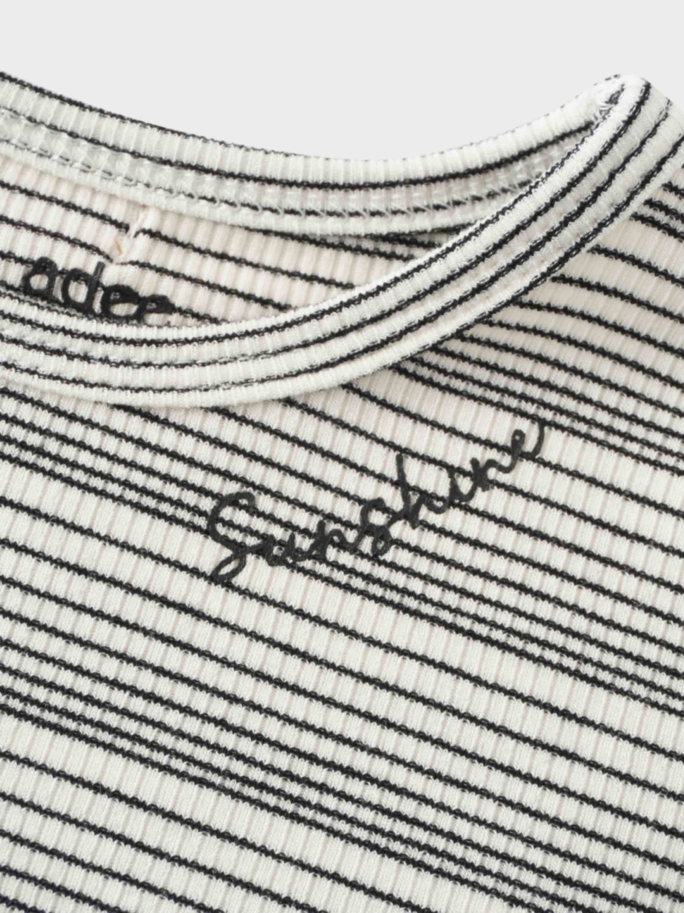 black striped boxy kids shirt warm-weather adventures