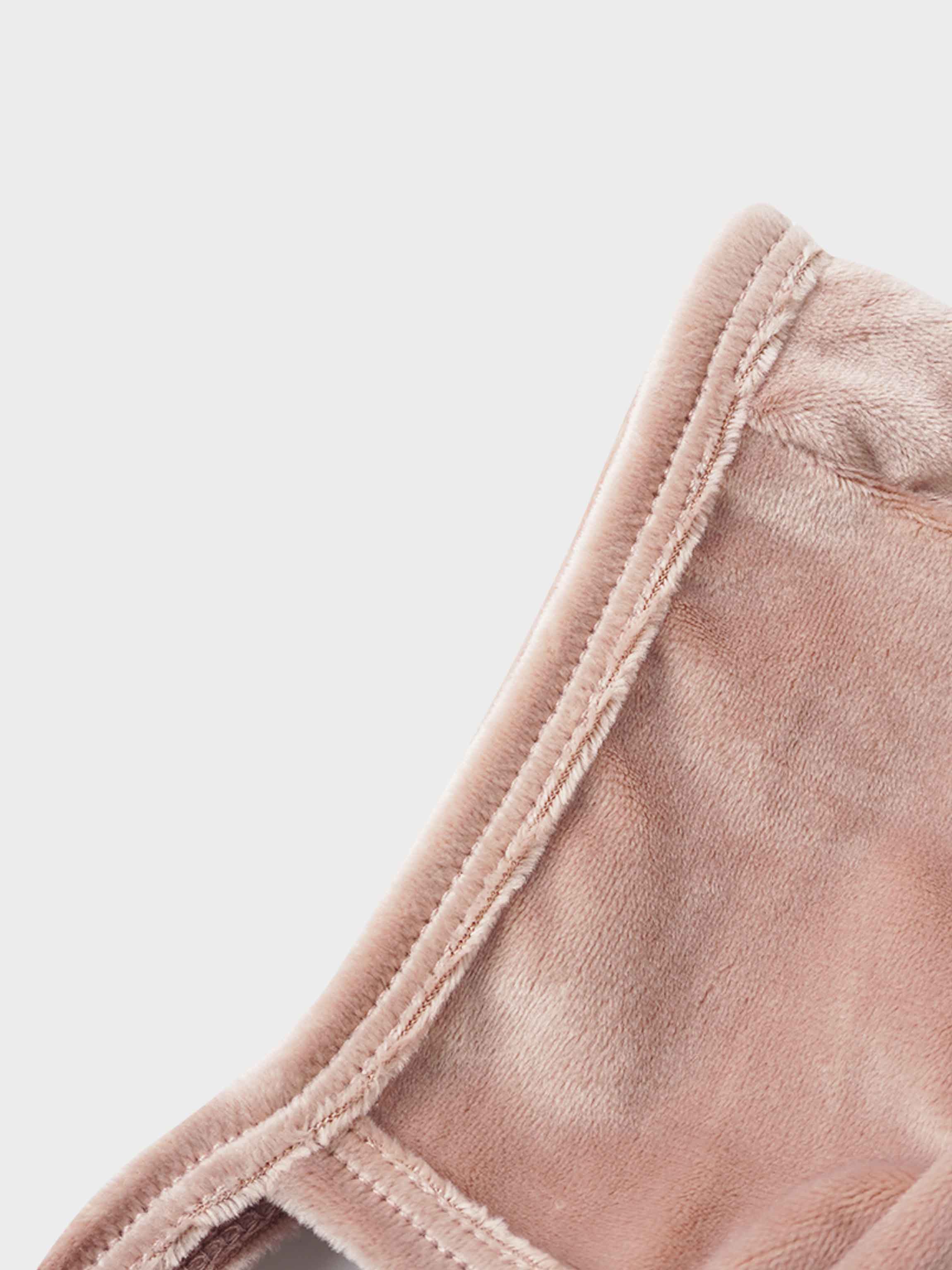 Velour Bonnet - Pink