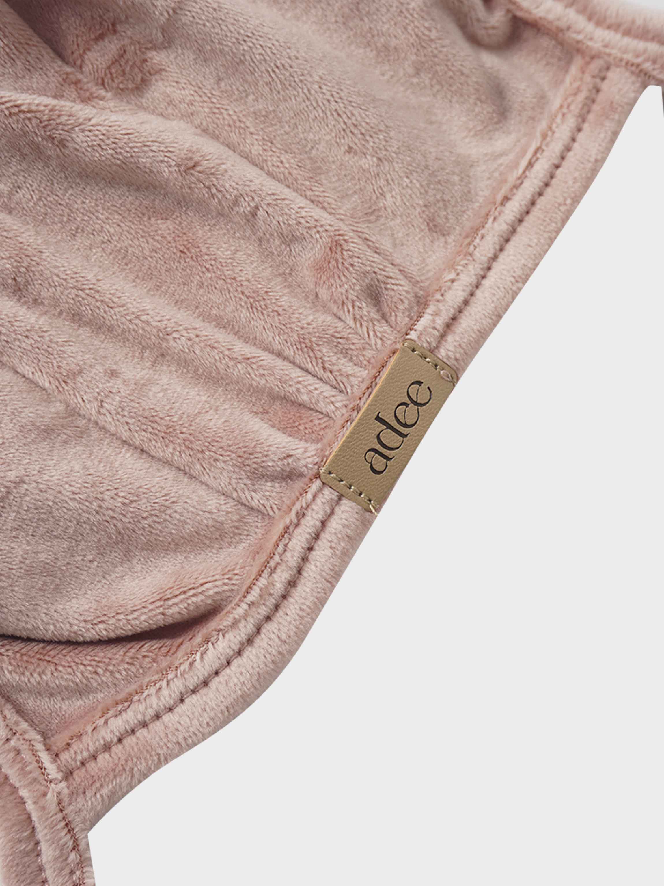 Velour Bonnet - Pink