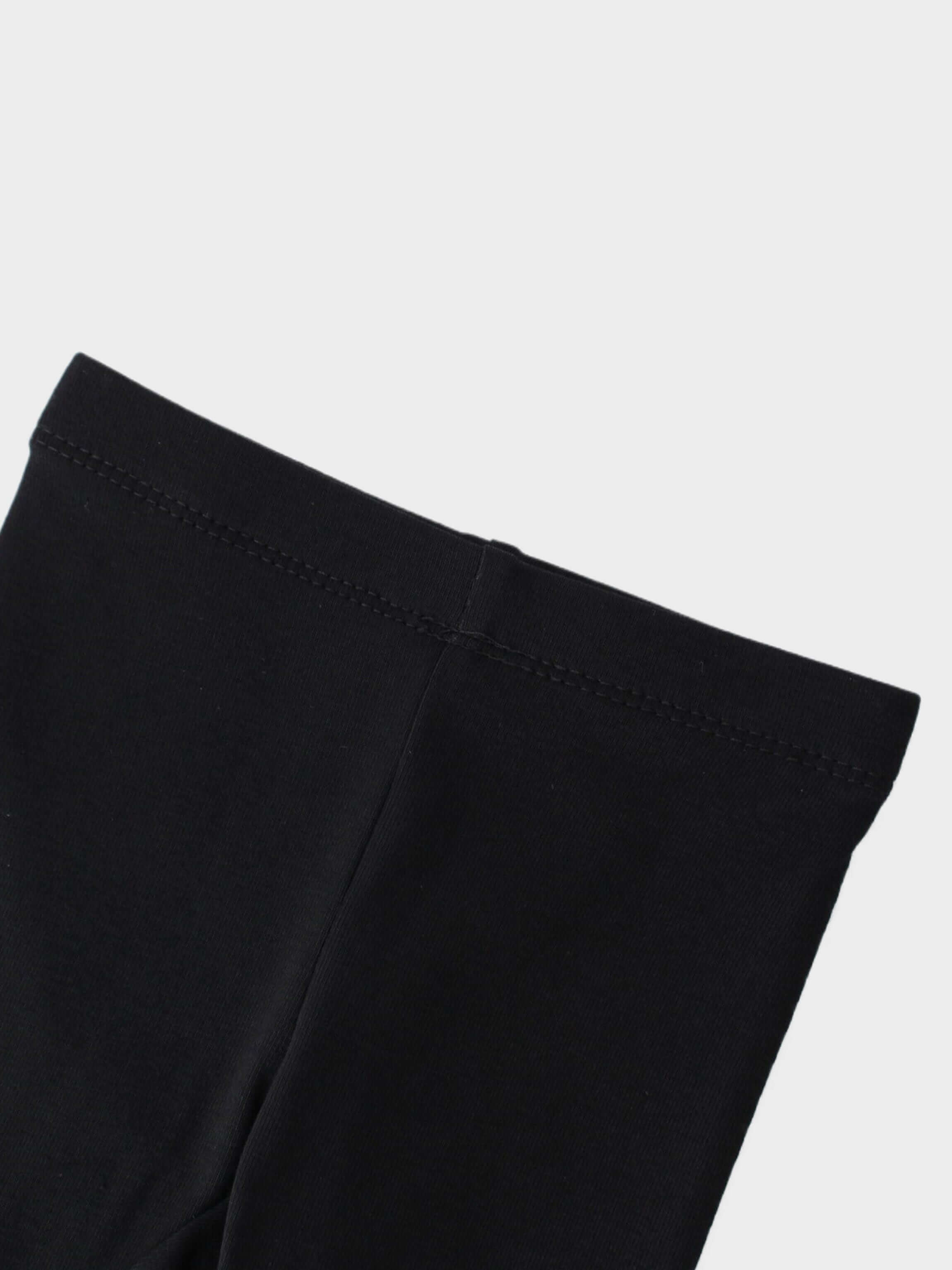 Black leggings with waistband detail