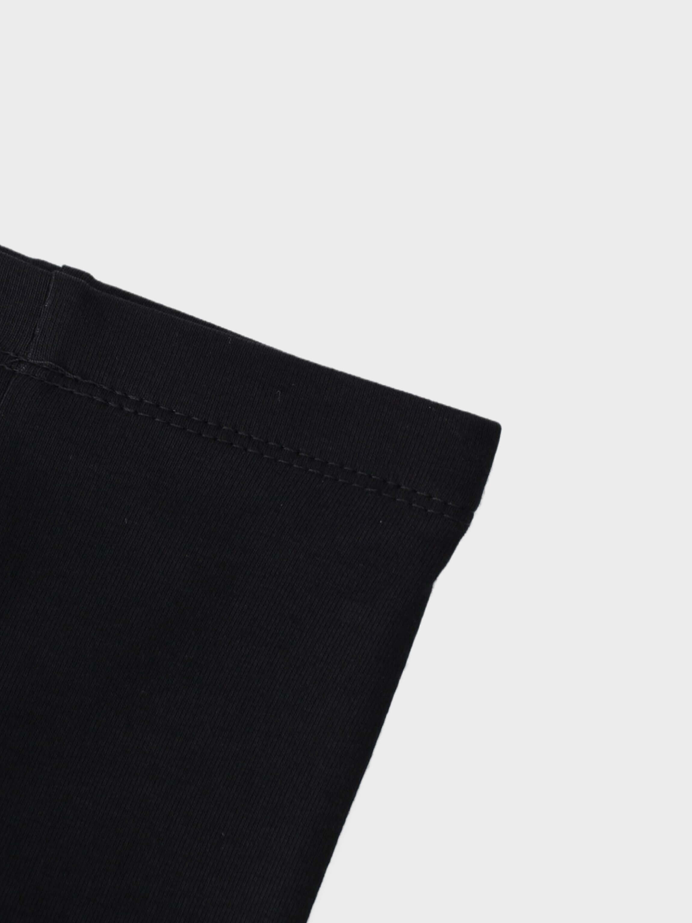 Zipper legging set black detail