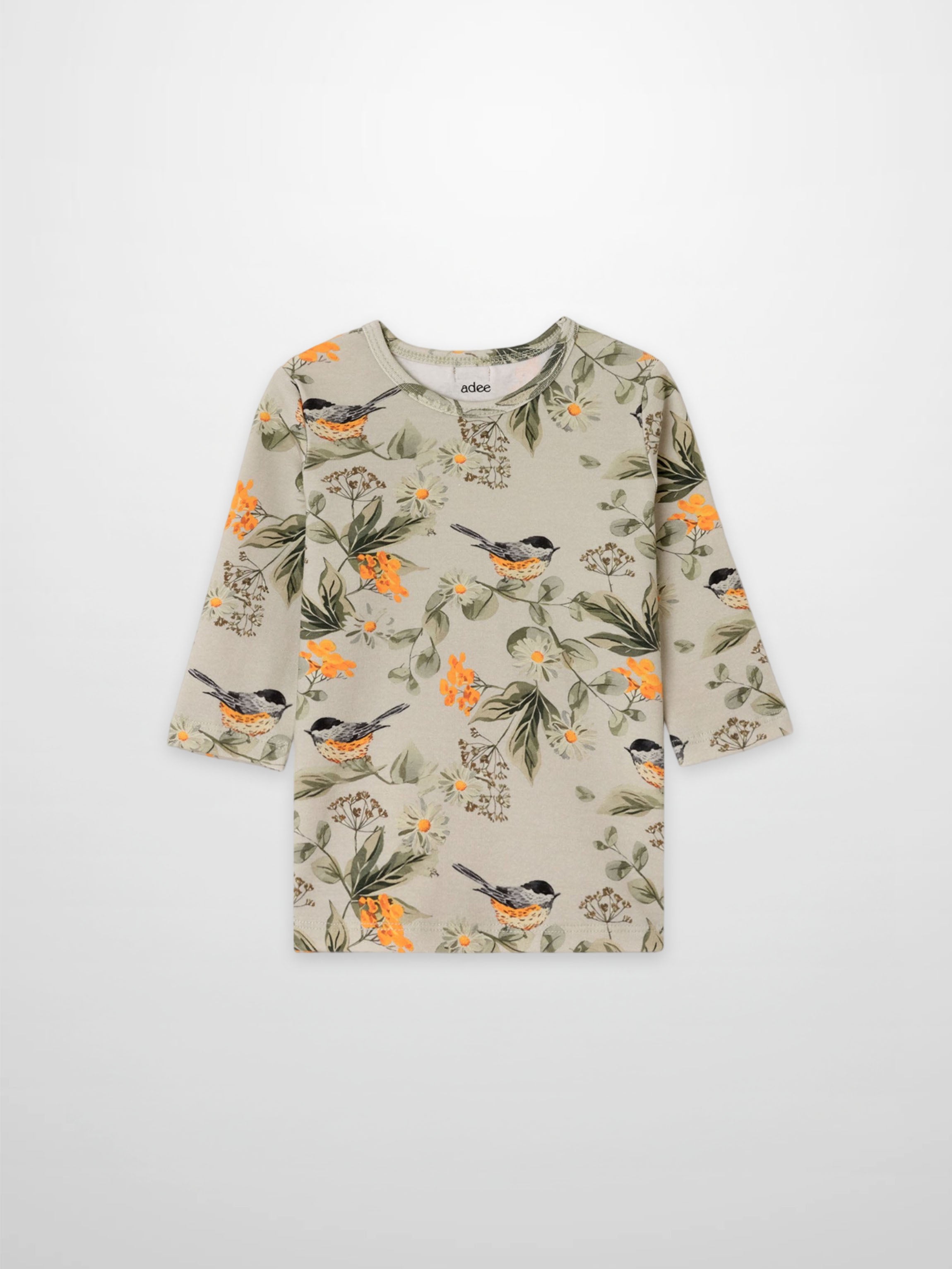 Garden Finch 3/4 Sleeve T-Shirt