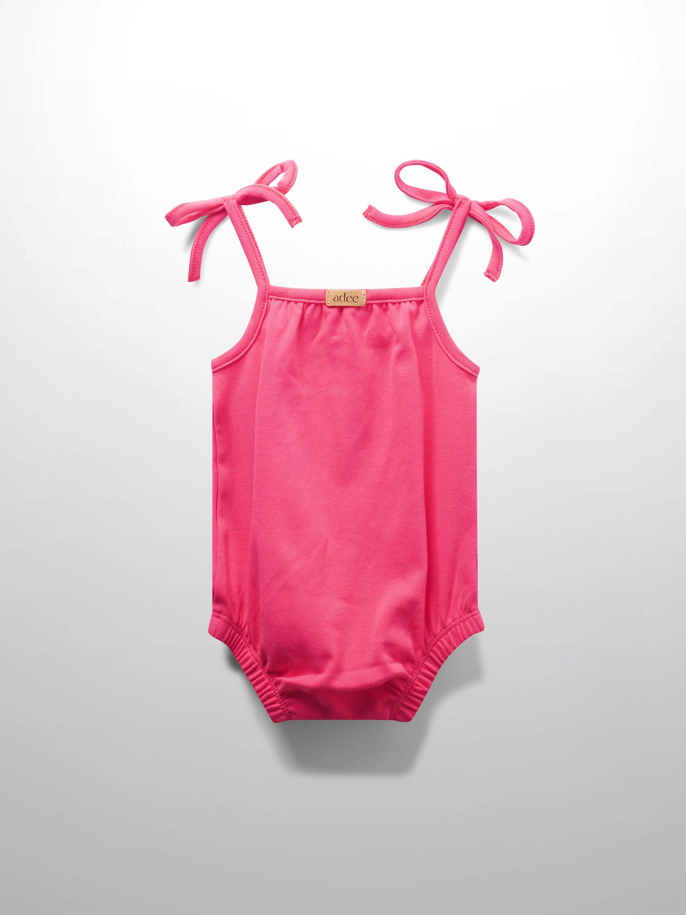 Baby girl pink romper outfit