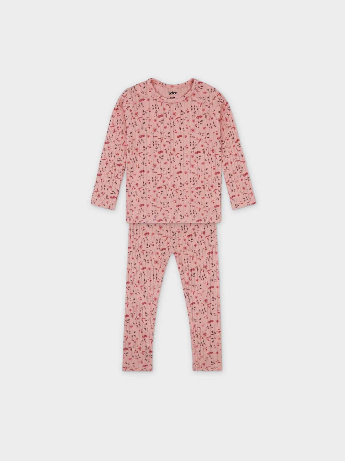 Girls pajamas in floral print