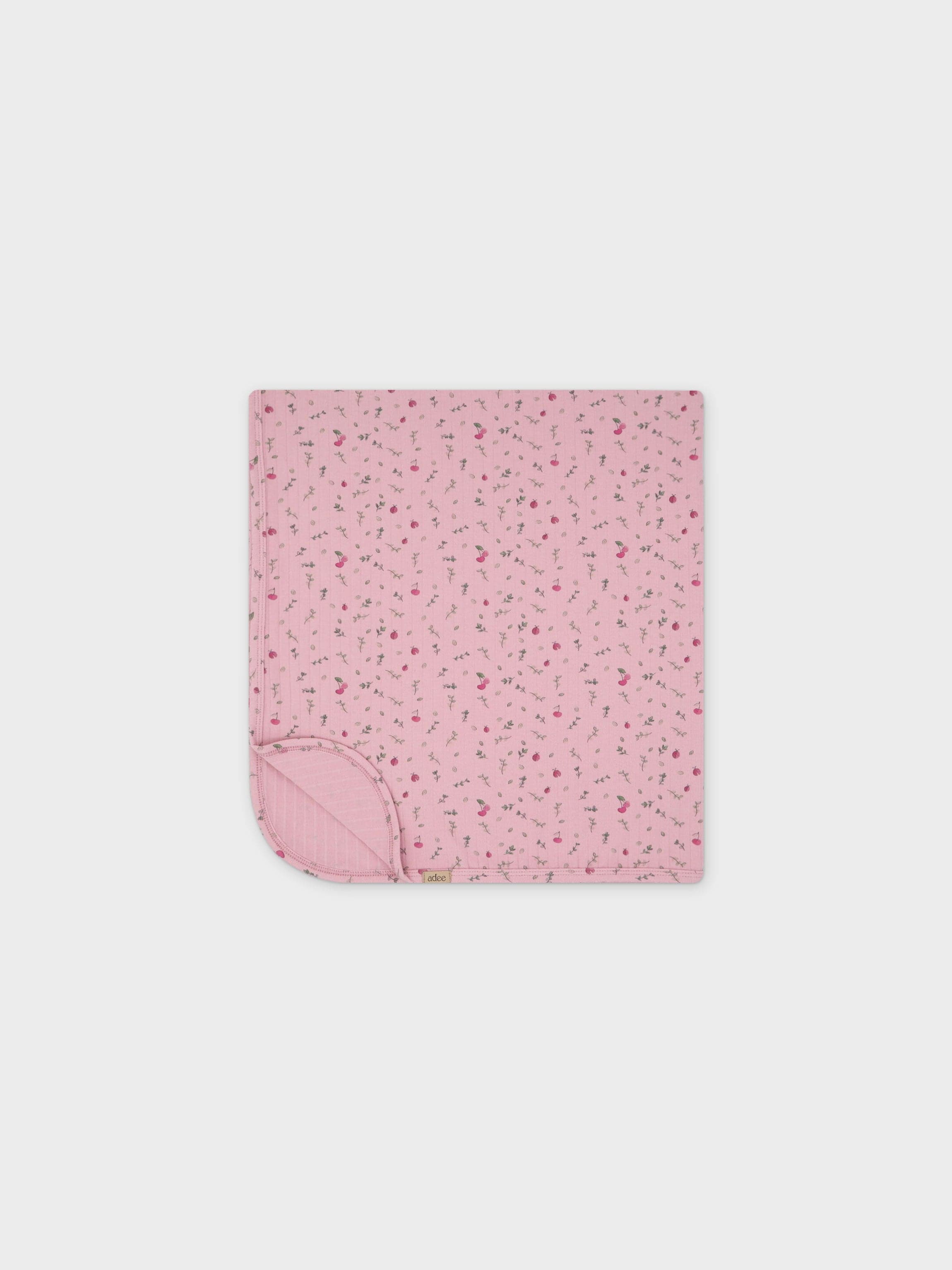 Mini Berry Pink layette blanket