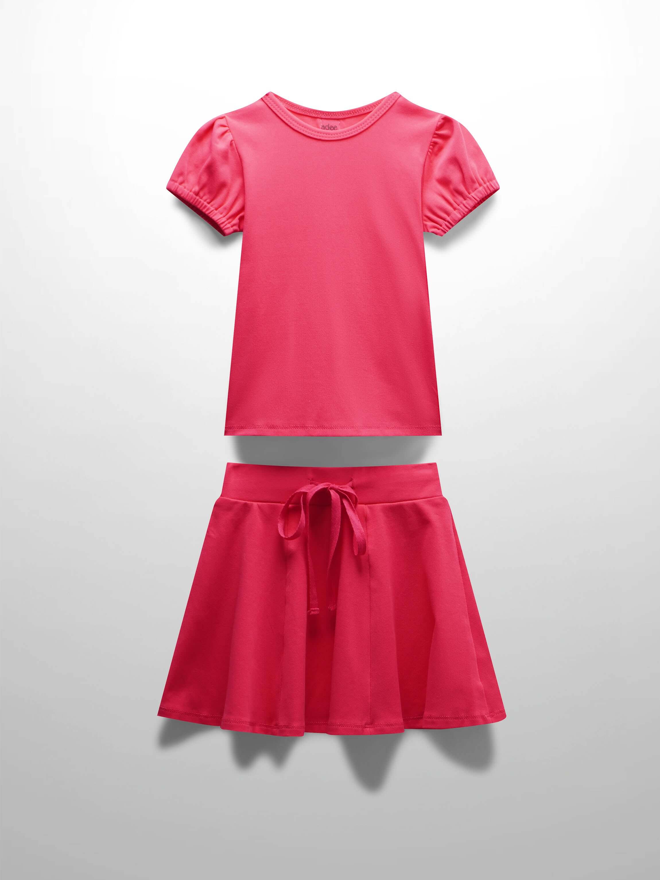 Pink summer outfit for girls