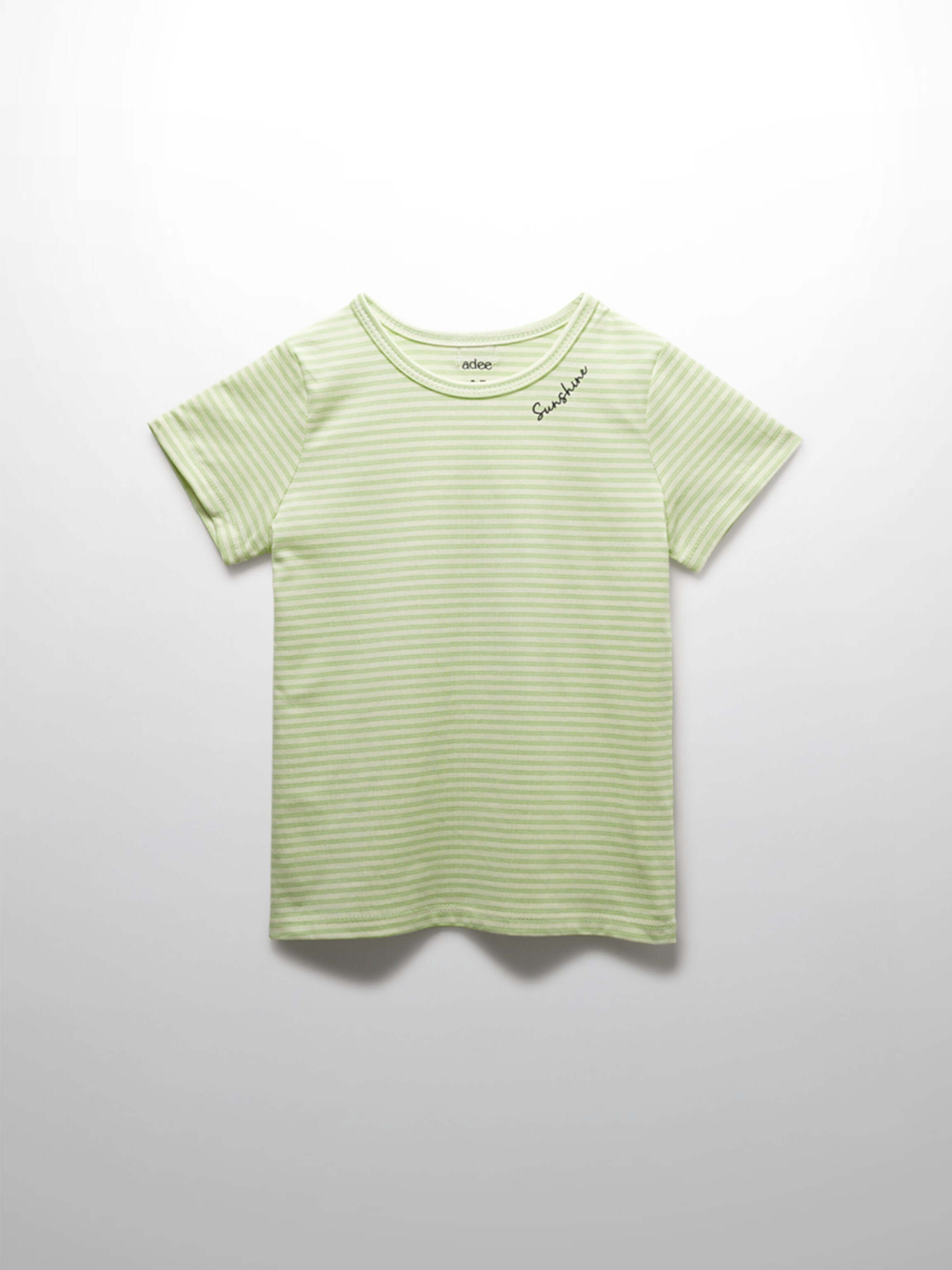 Yellow striped girls shirts summer