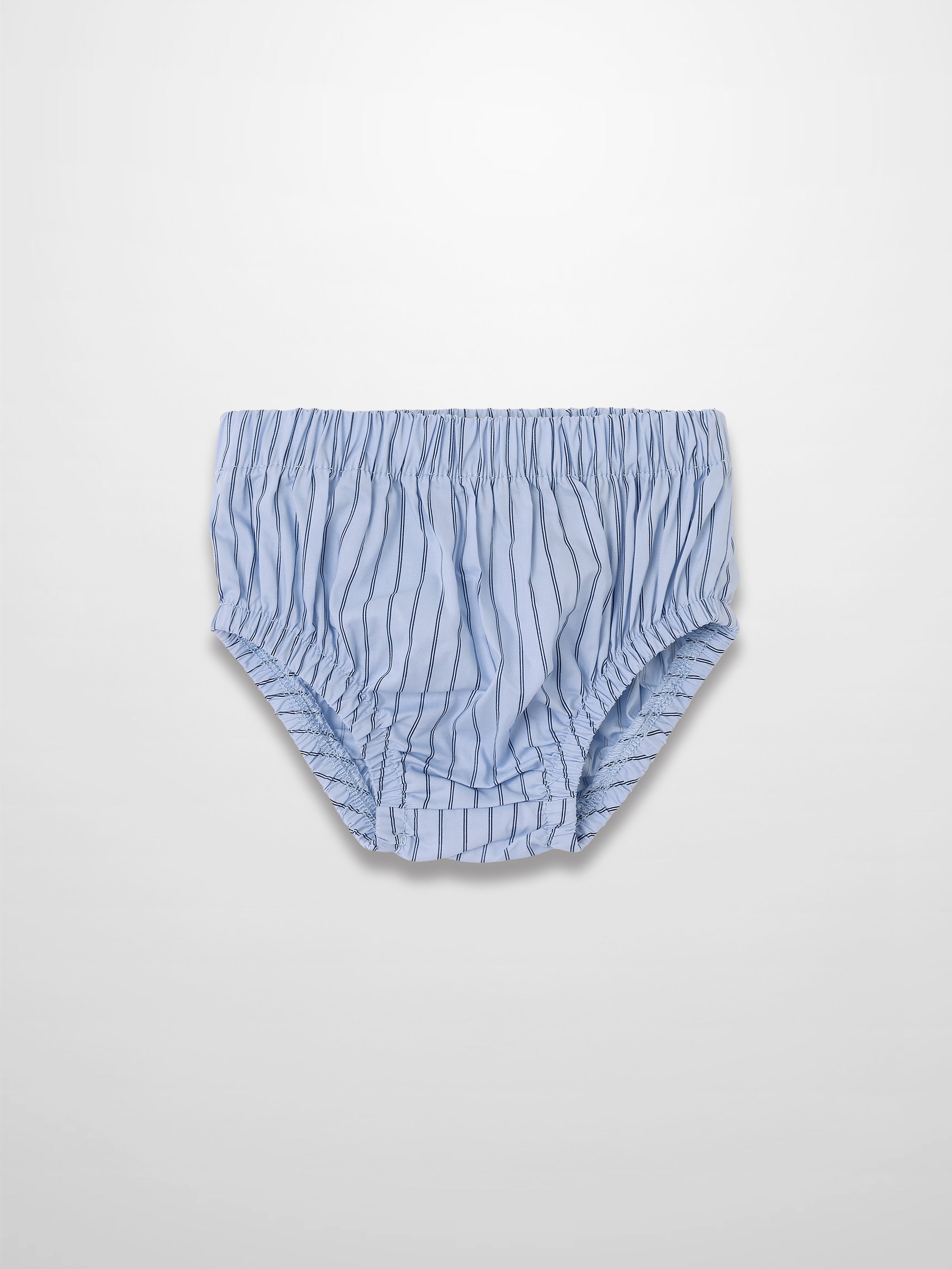 Striped Cotton Bloomers - Blue