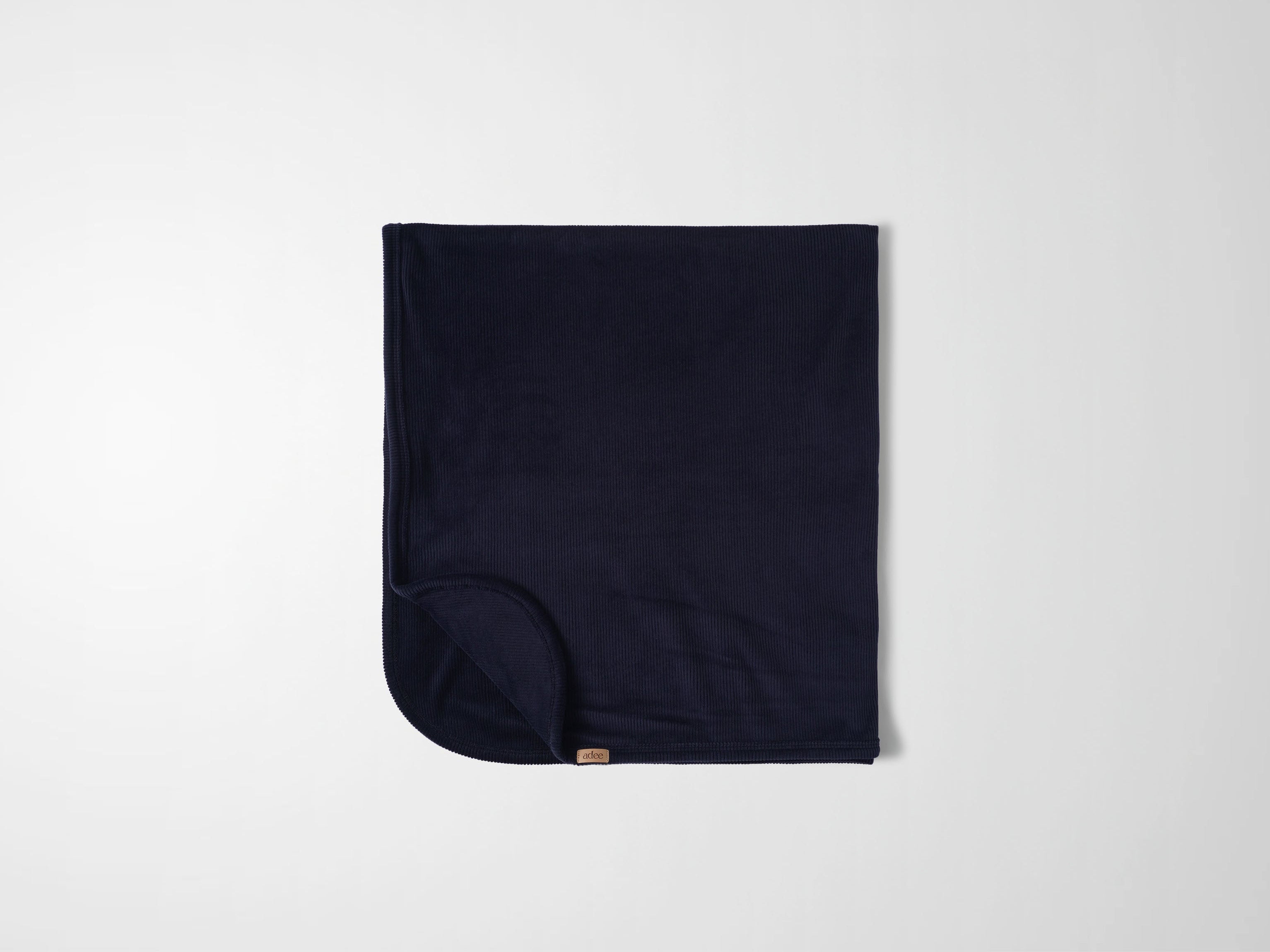 Embroidered Bunny Blanket - Navy