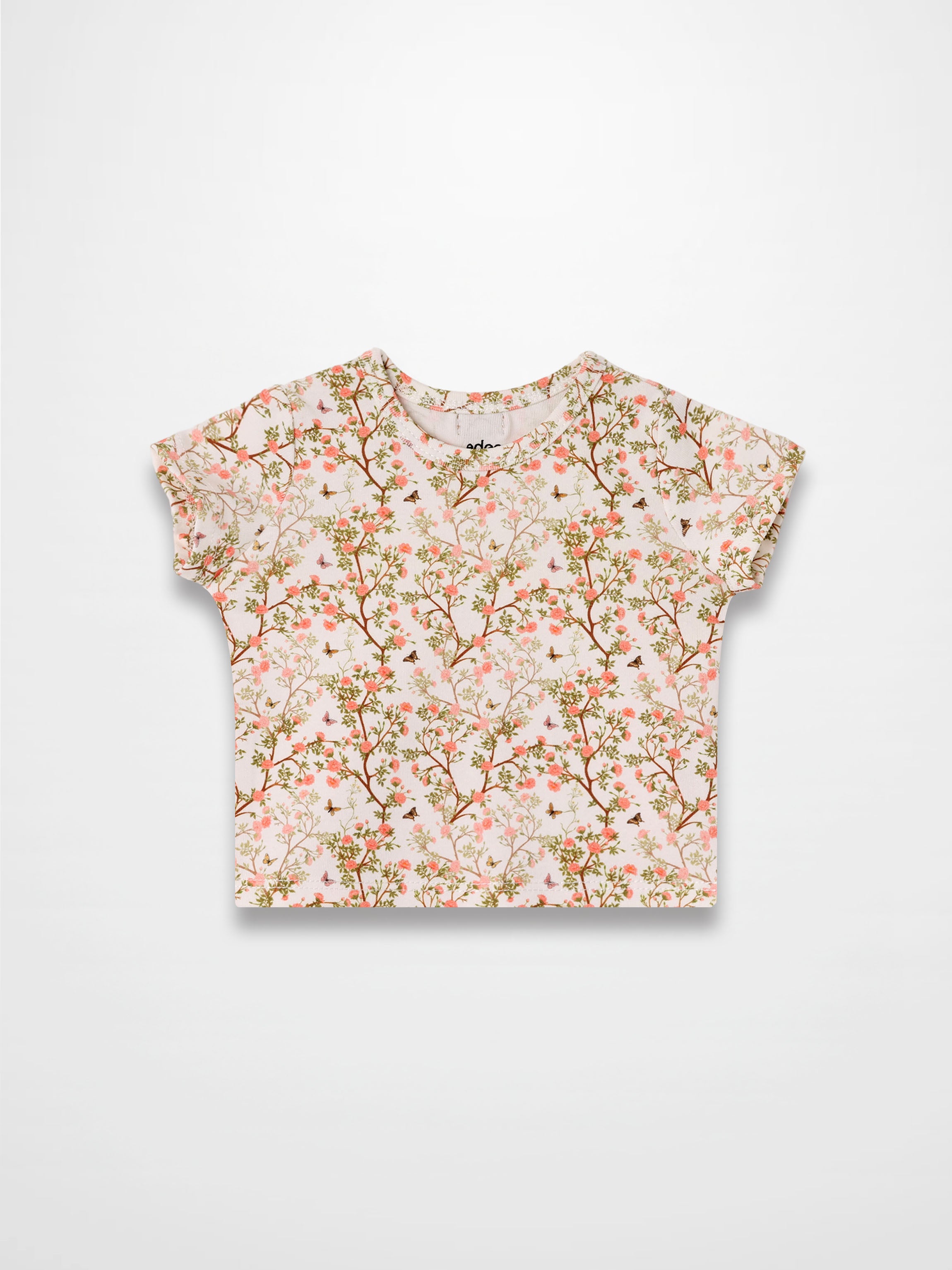 Spring Floral Short Sleeve T-Shirt