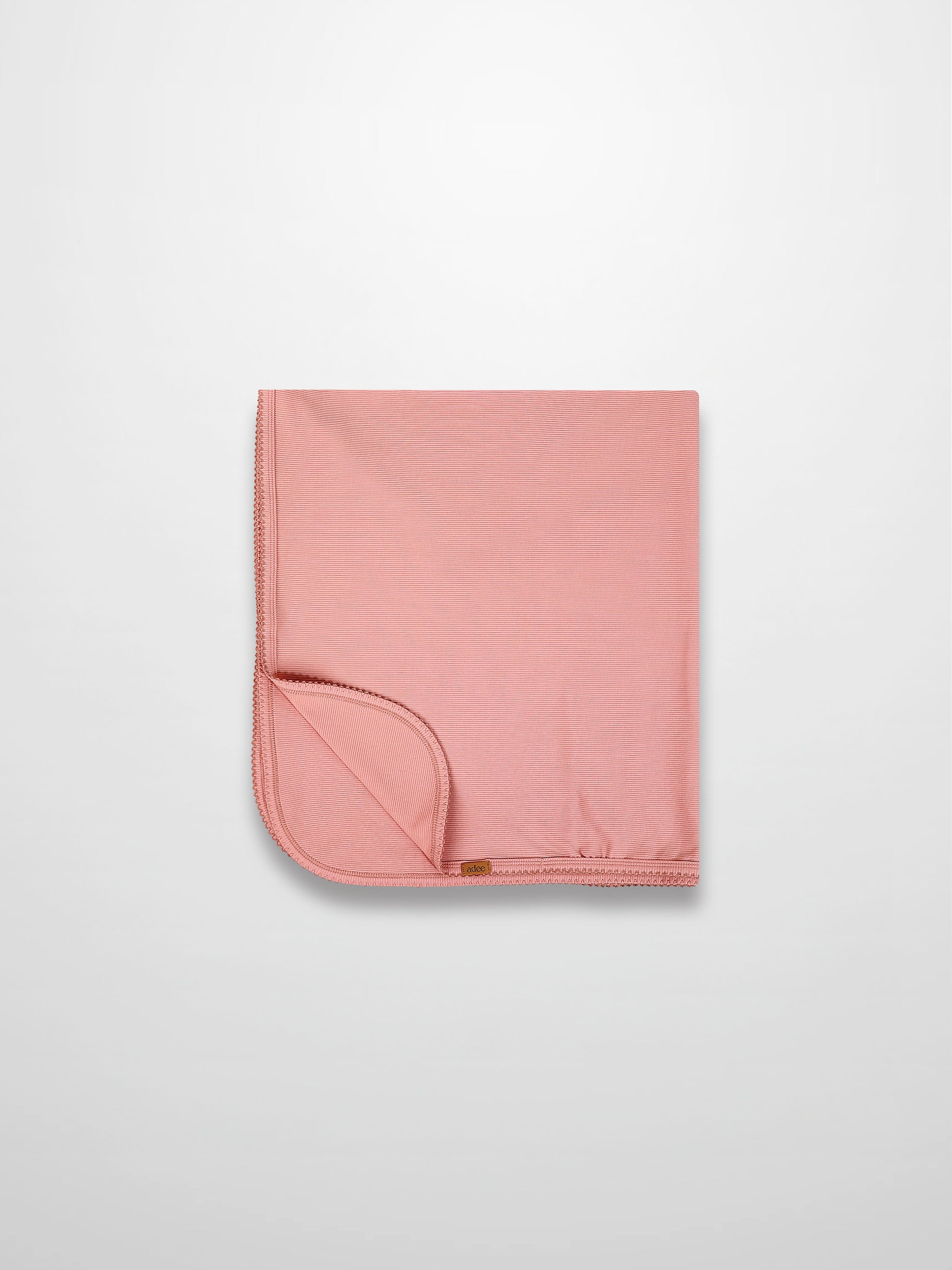 Thin Ribbed Blanket - Pink
