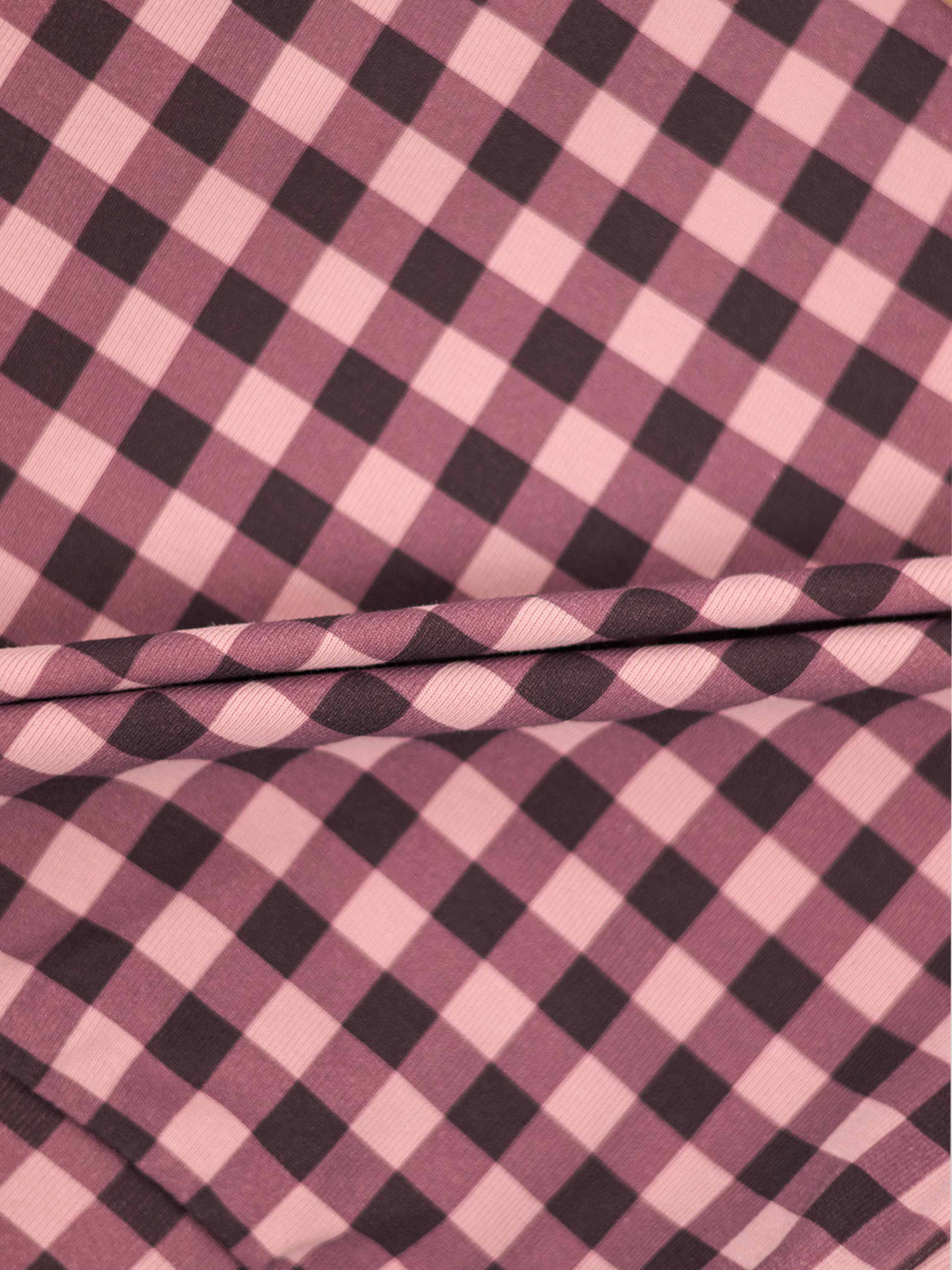 Gingham Pajamas - Burgundy