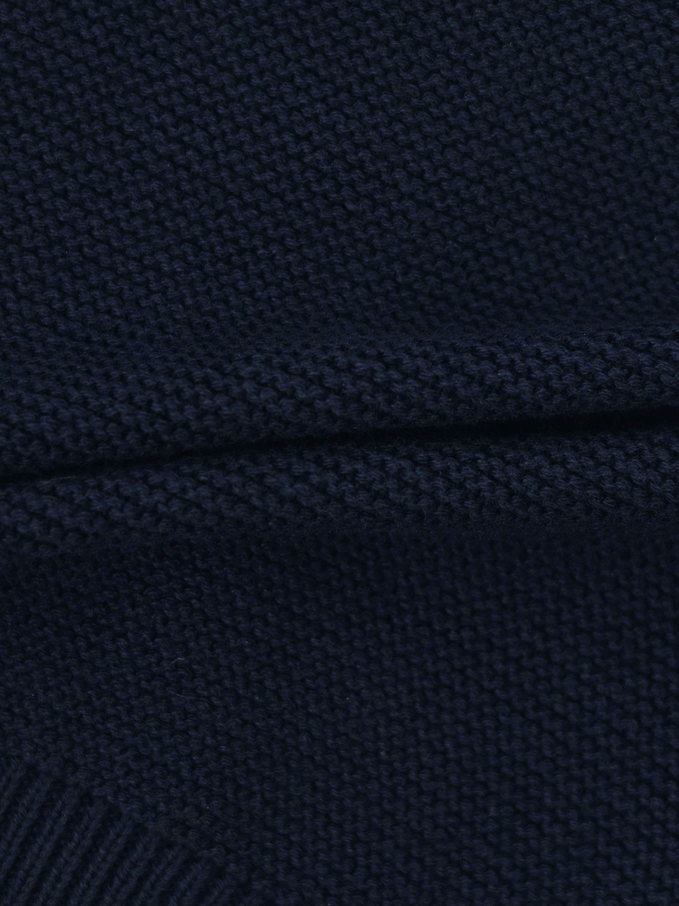 Cropped Cardigan - Navy