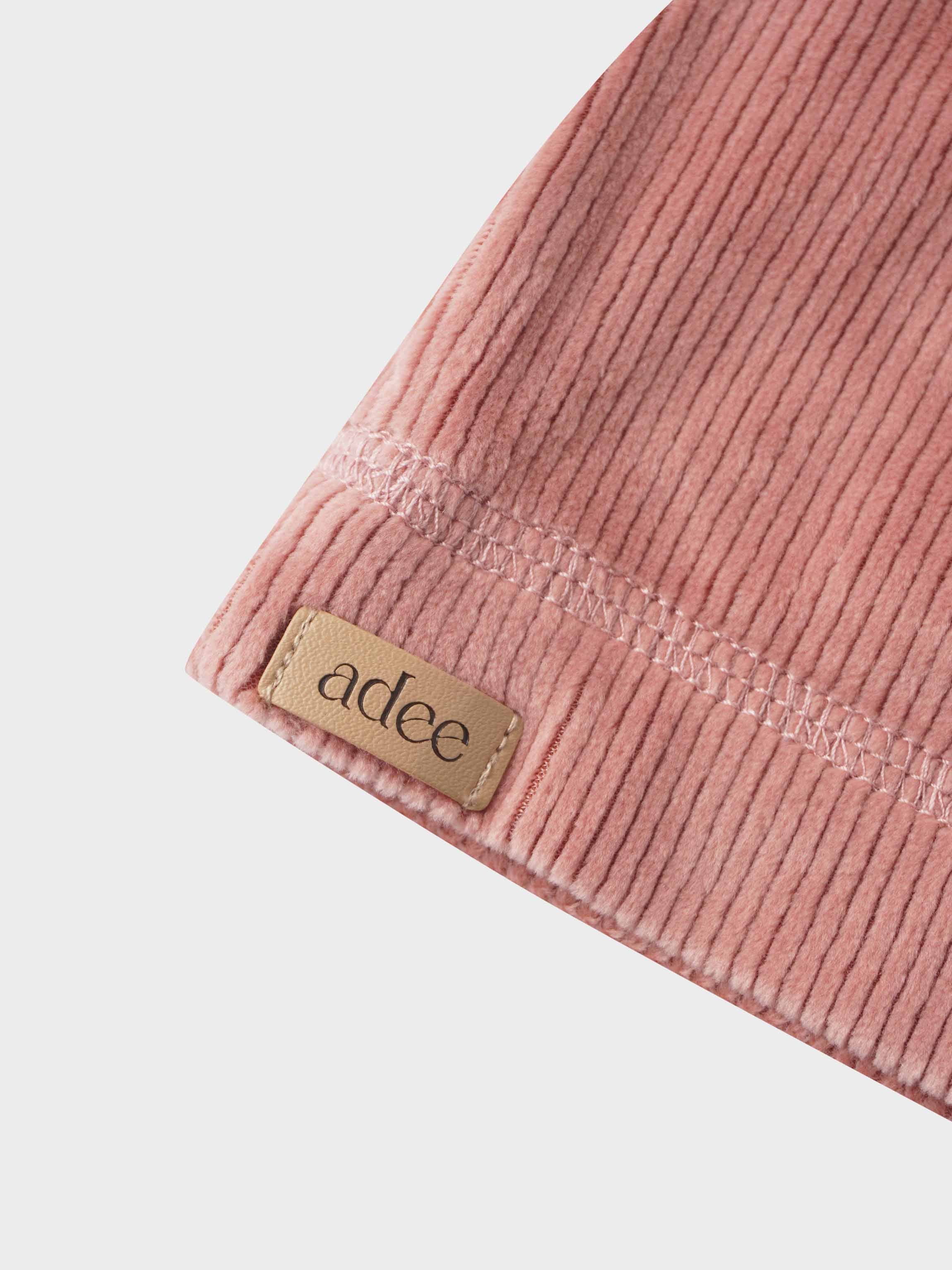 Embroidered Bunny Beanie - Pink