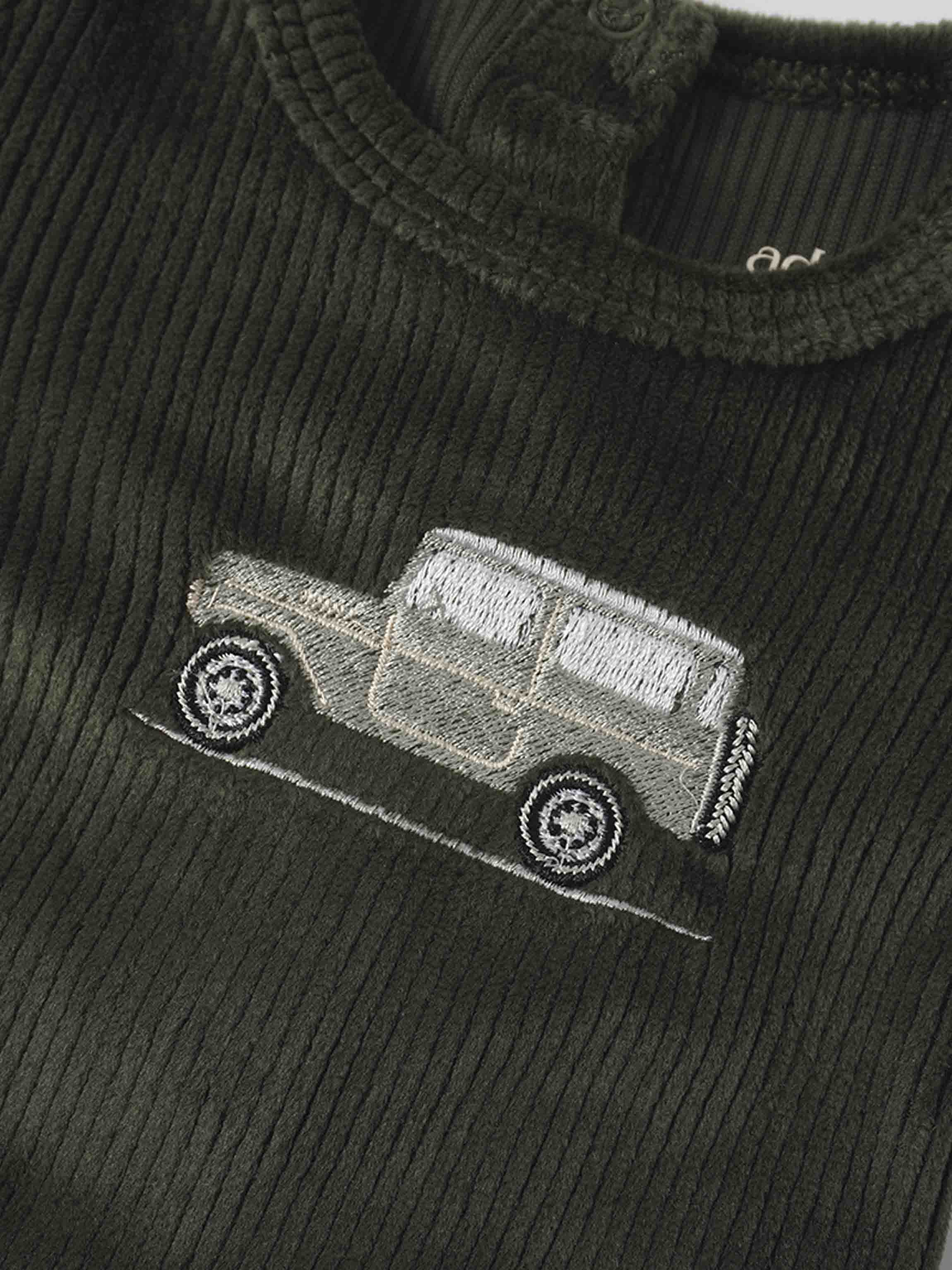 Embroidered Car Stretchy