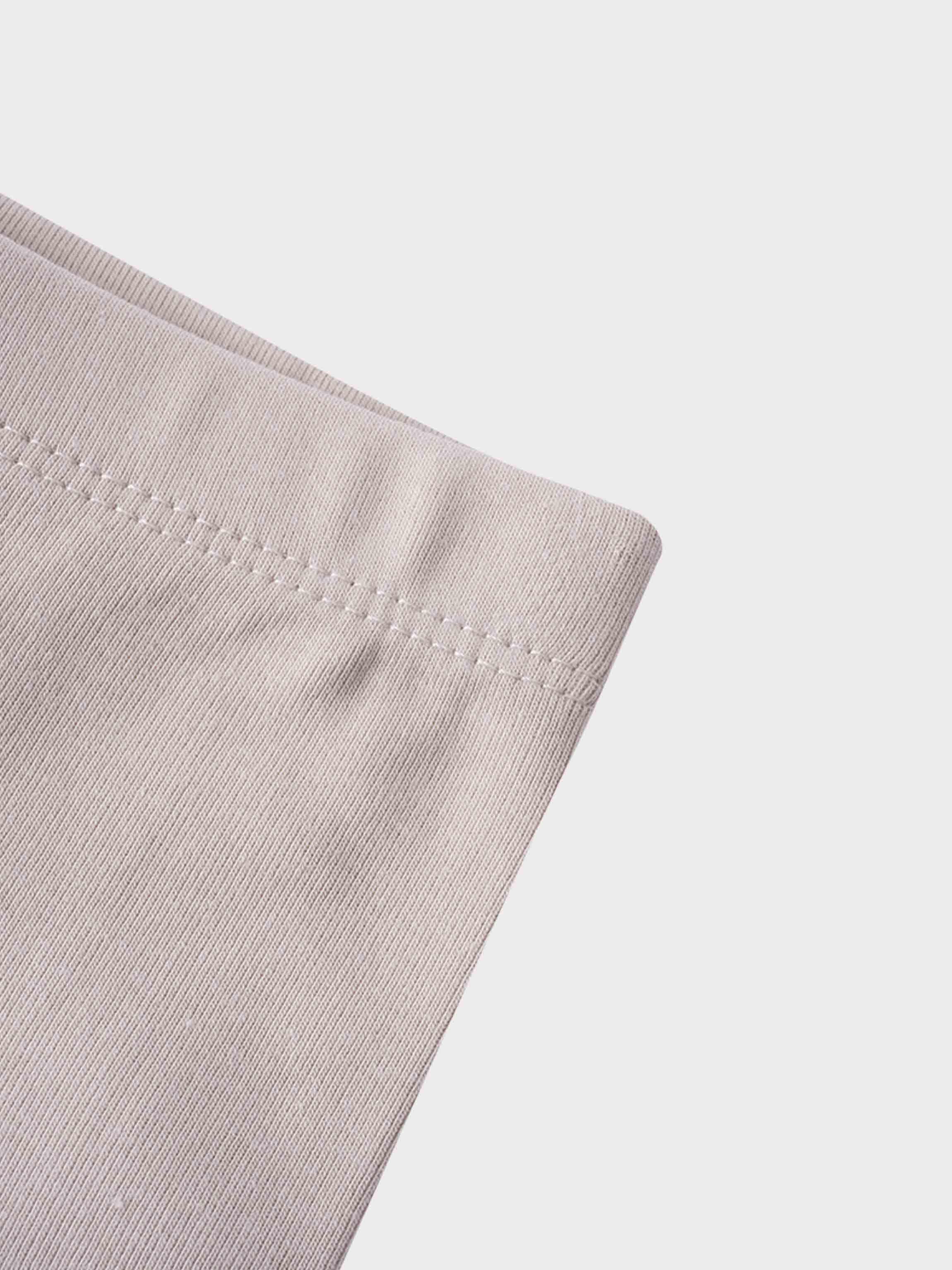 Biker Shorts Non Ribbed-Light Tan