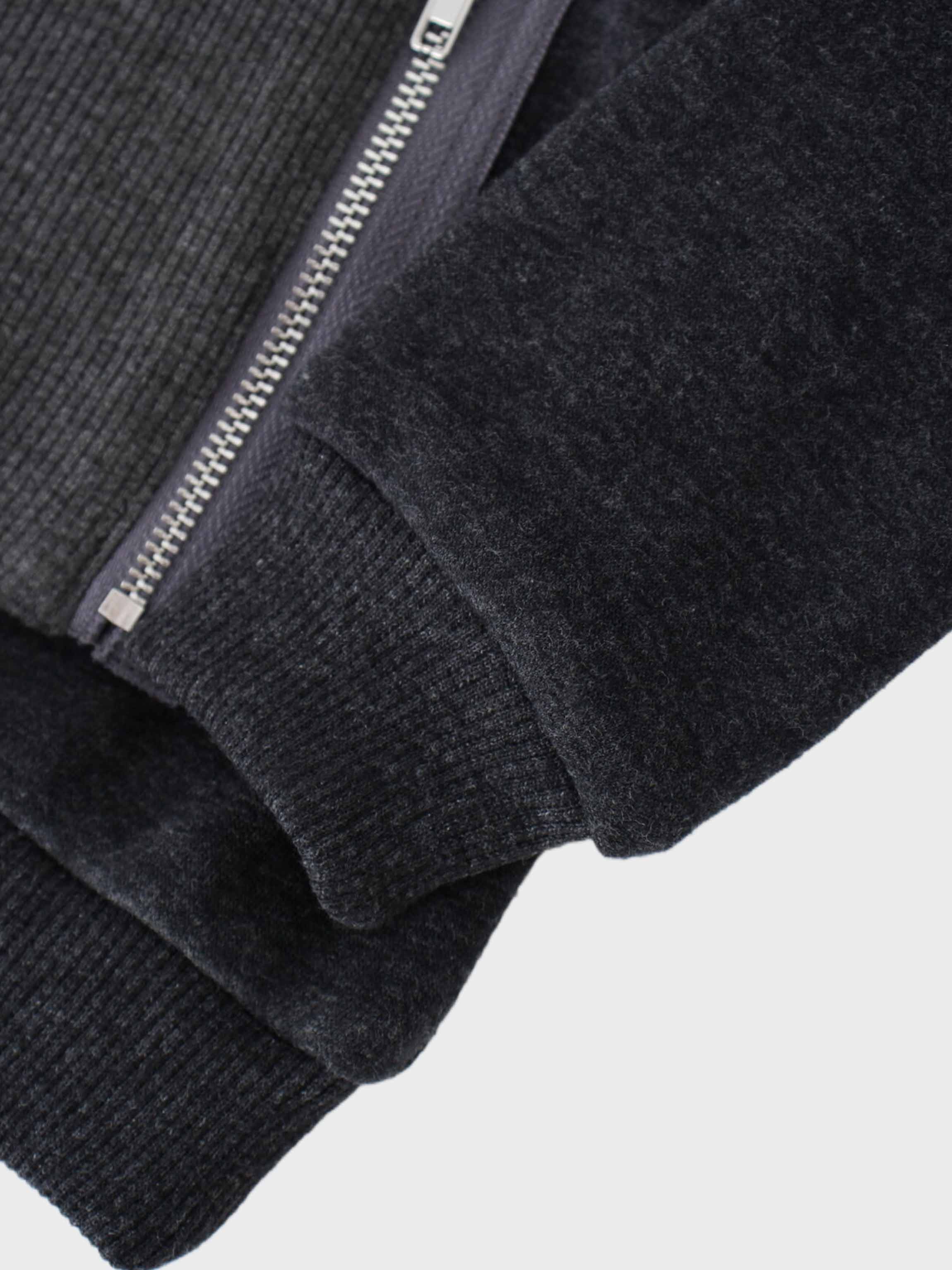 Hoodie sweatshirt set detail zipper