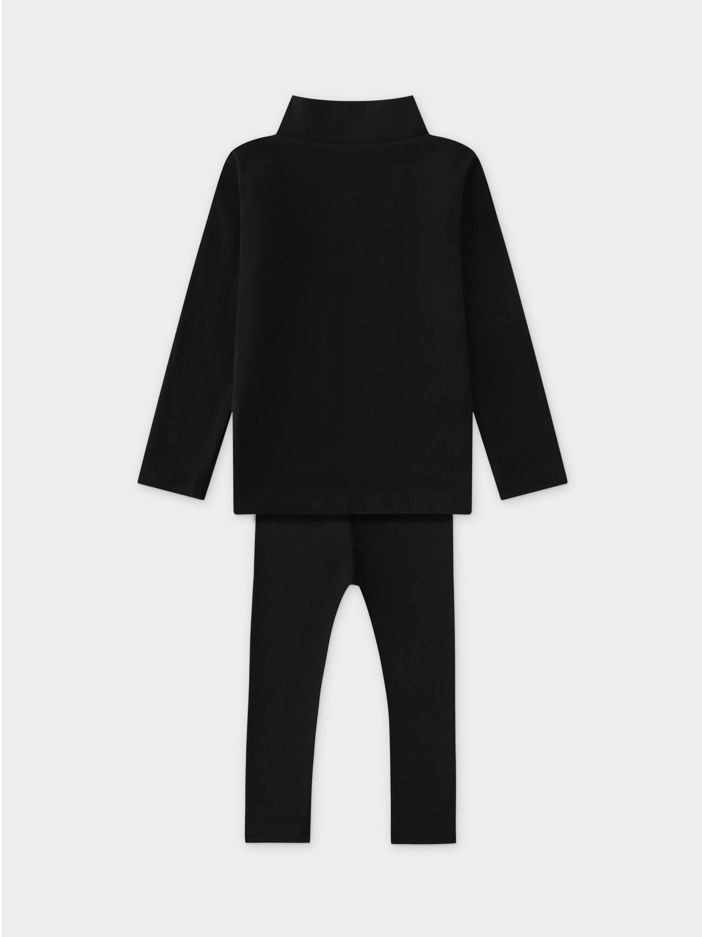 Black sweatshirt and legging set