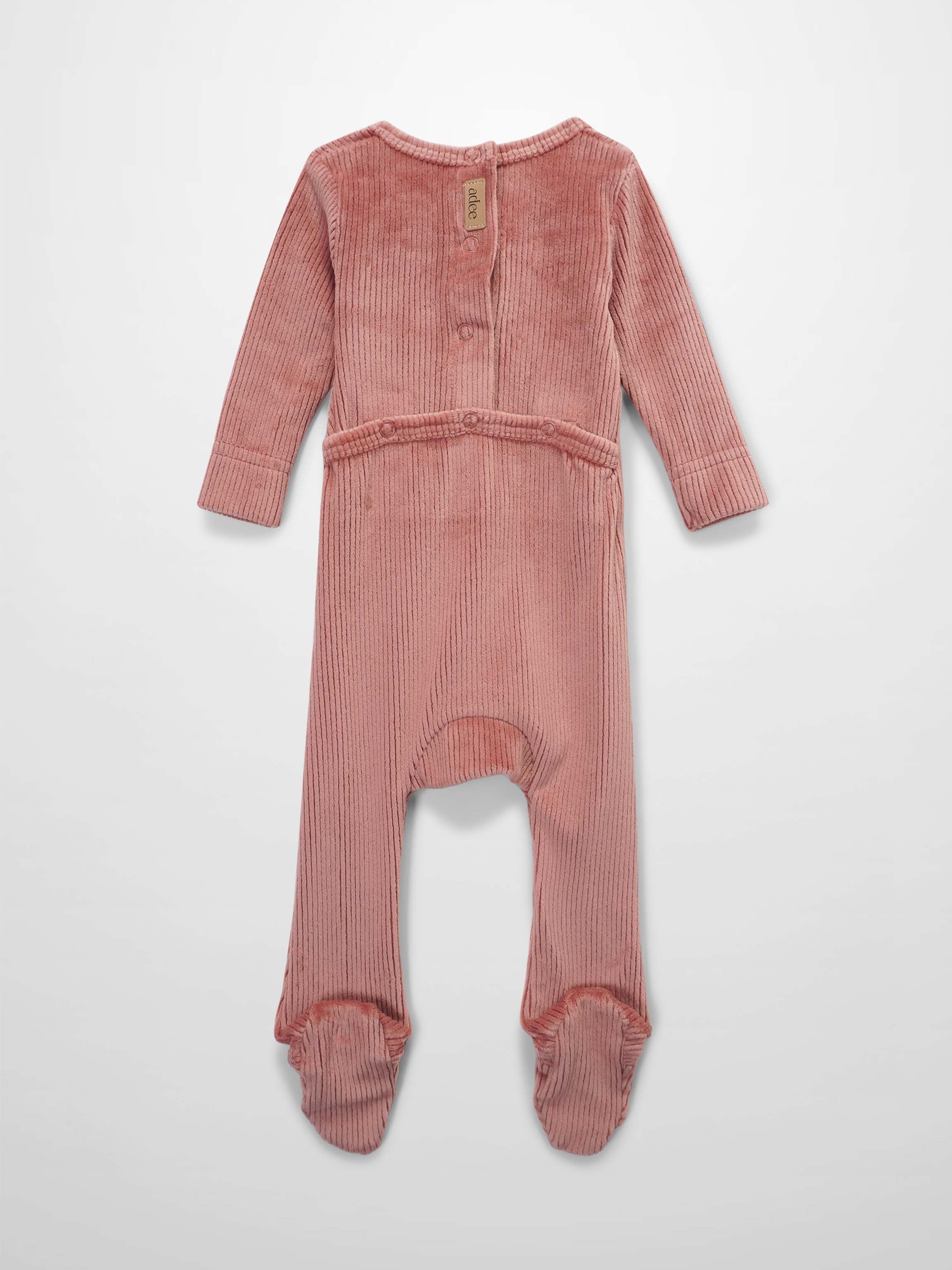 Embroidered Bunny Stretchy - Pink