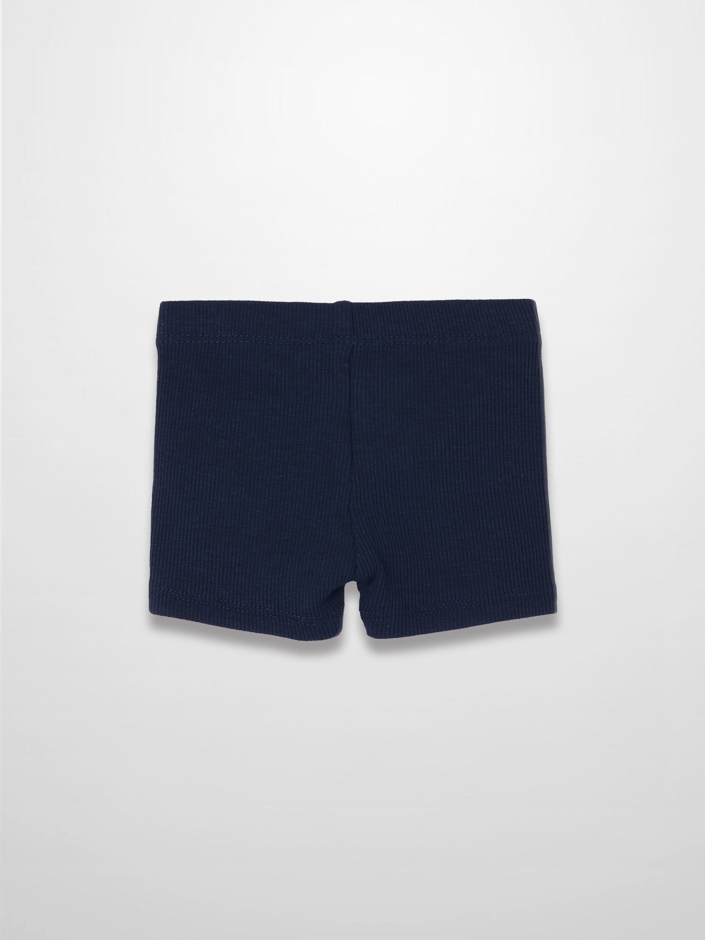 Biker Shorts Thin Ribbed- Navy
