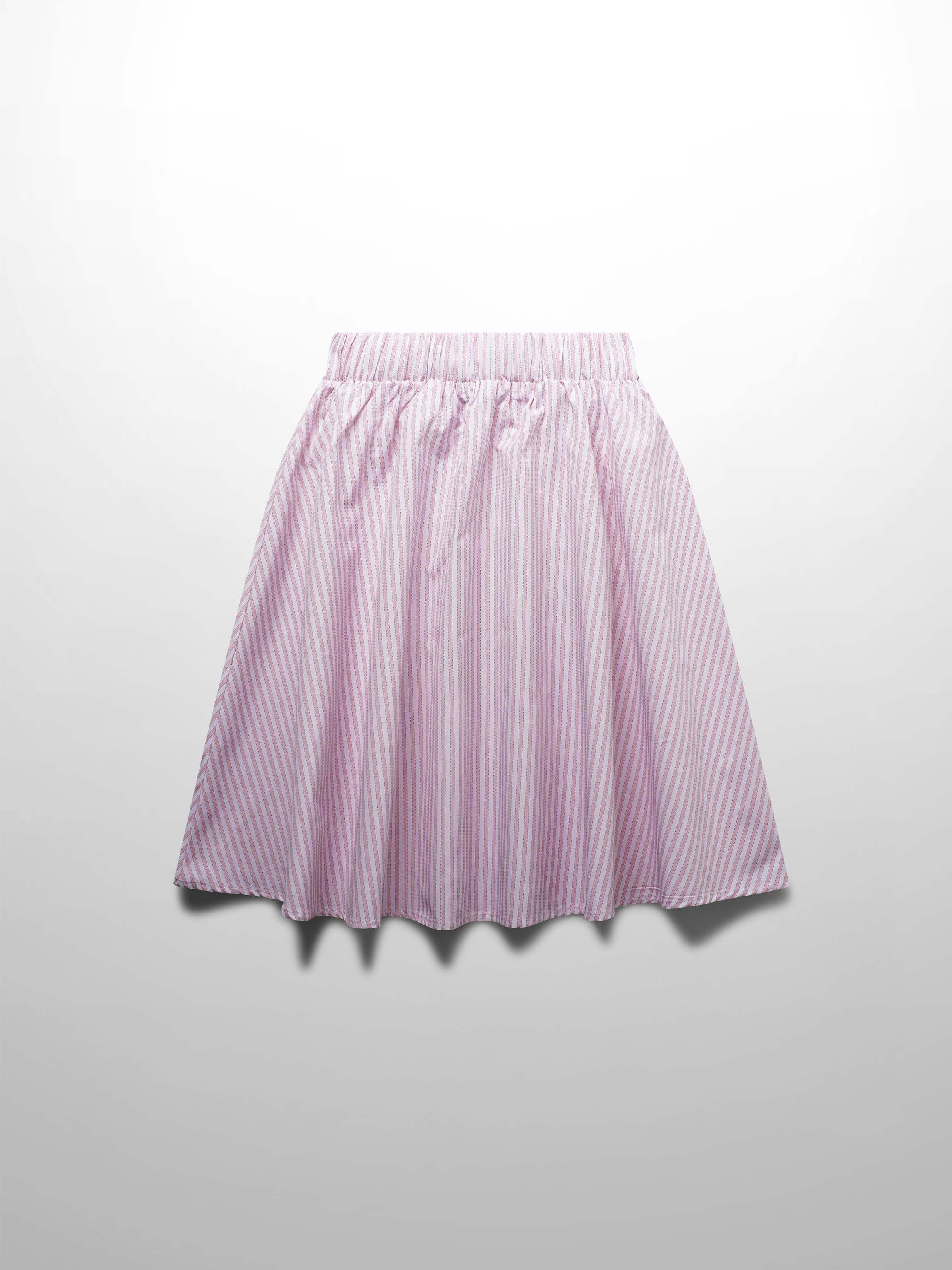 Girls skirt in pink stripes