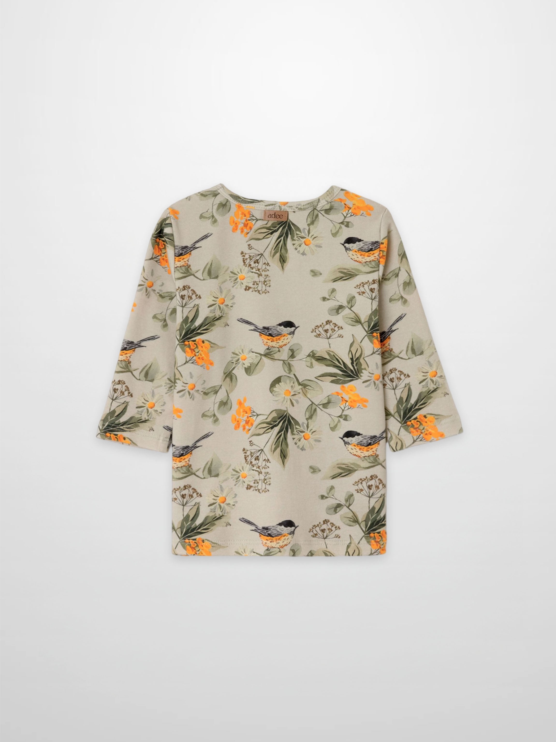 Garden Finch 3/4 Sleeve T-Shirt