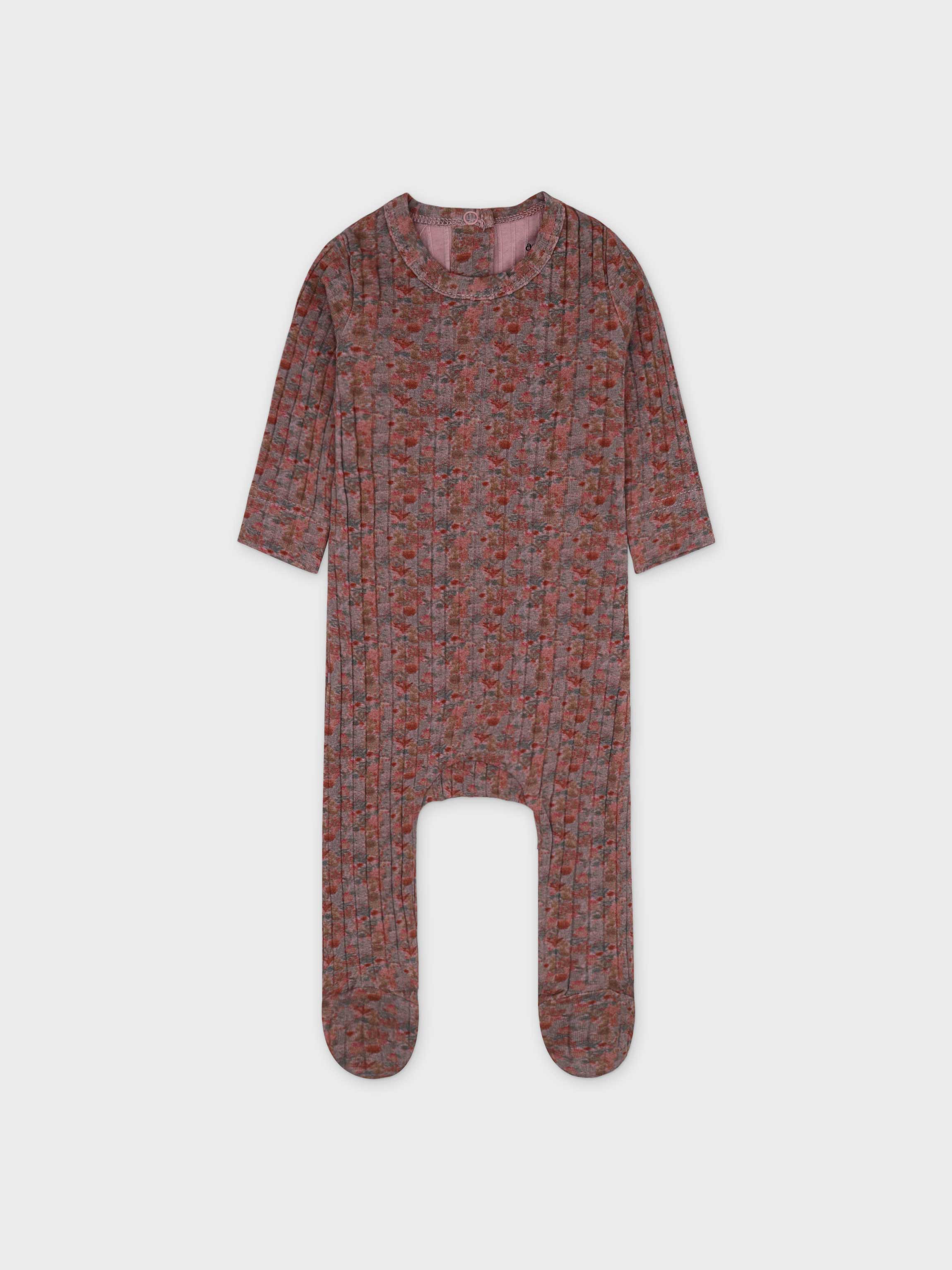 Baby purple jumpsuit soft hat