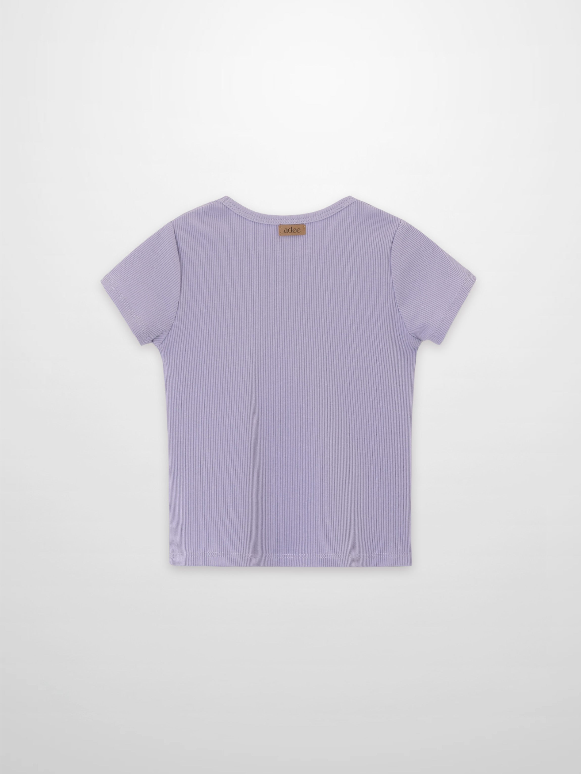 Short sleeve lavender girls&