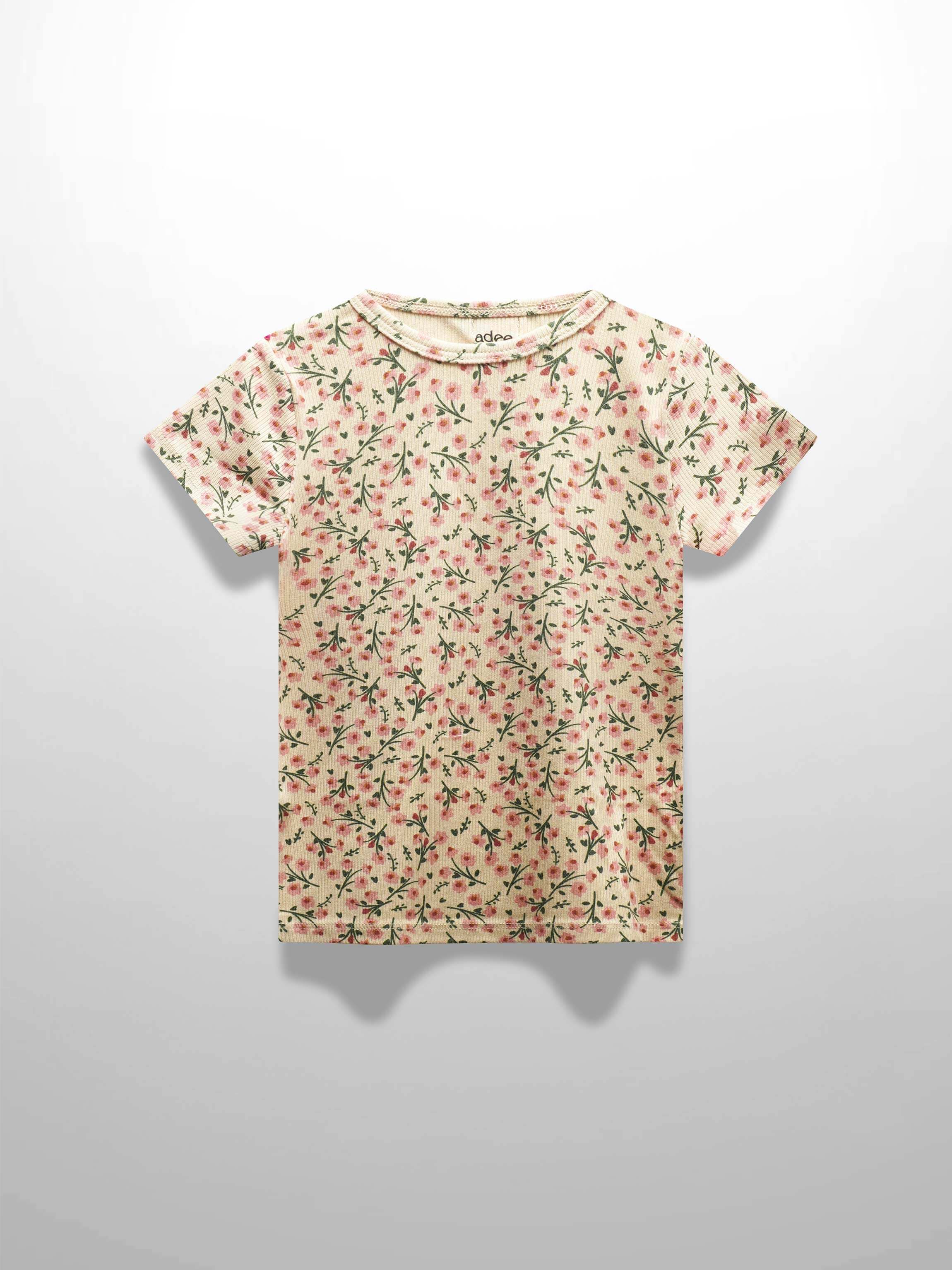 Floral short sleeve t-shirt
