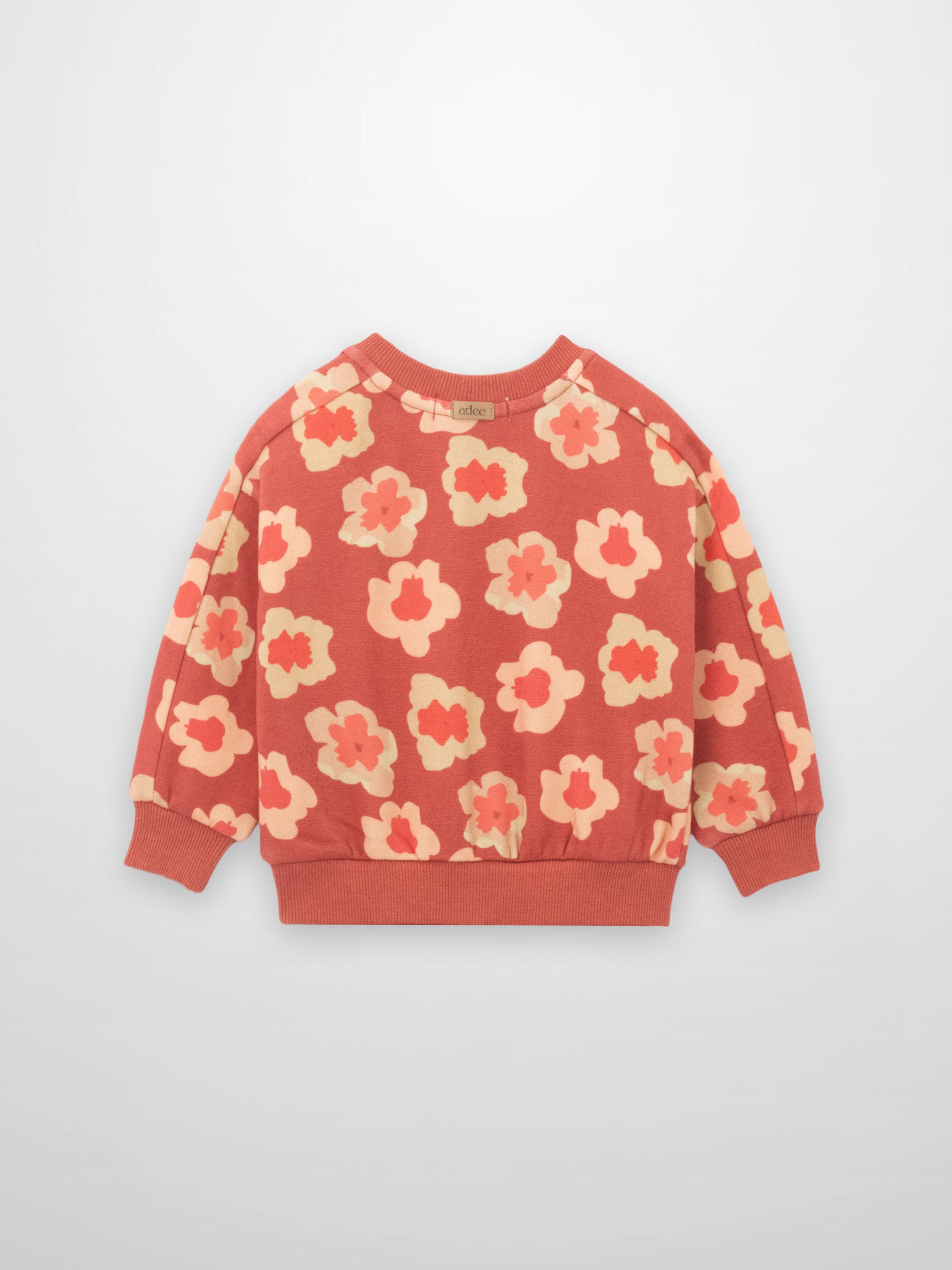 Red Flower Sweatshirt