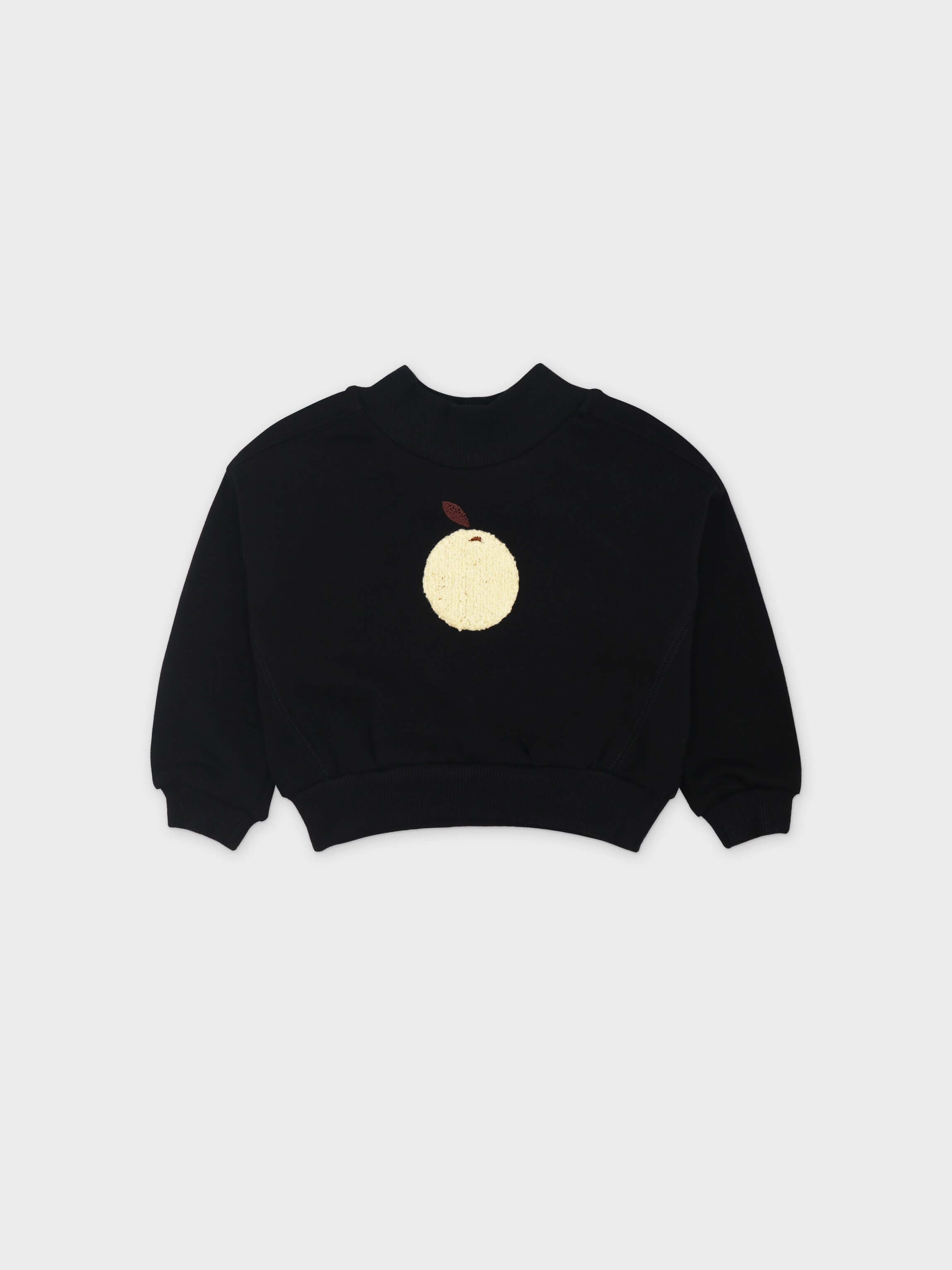 Fuzzy fruit sweatshirt for kids.