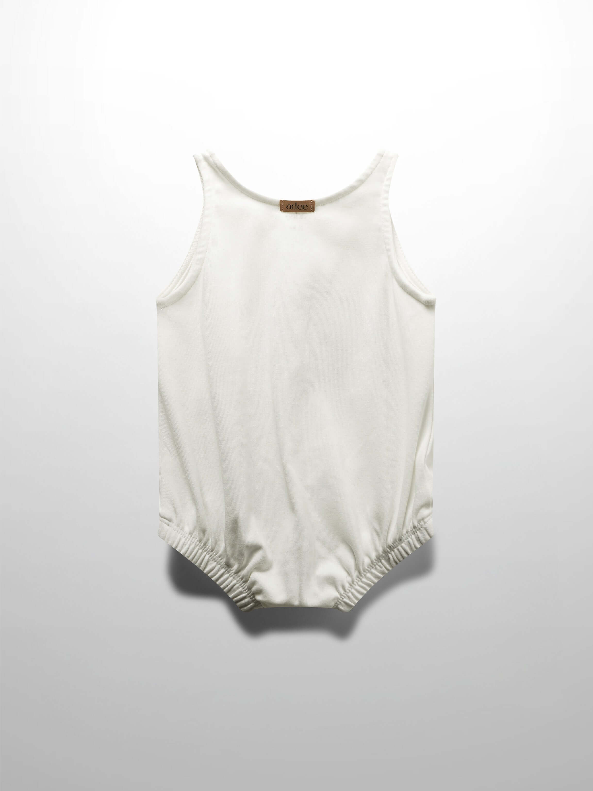 Baby boy white romper outfit