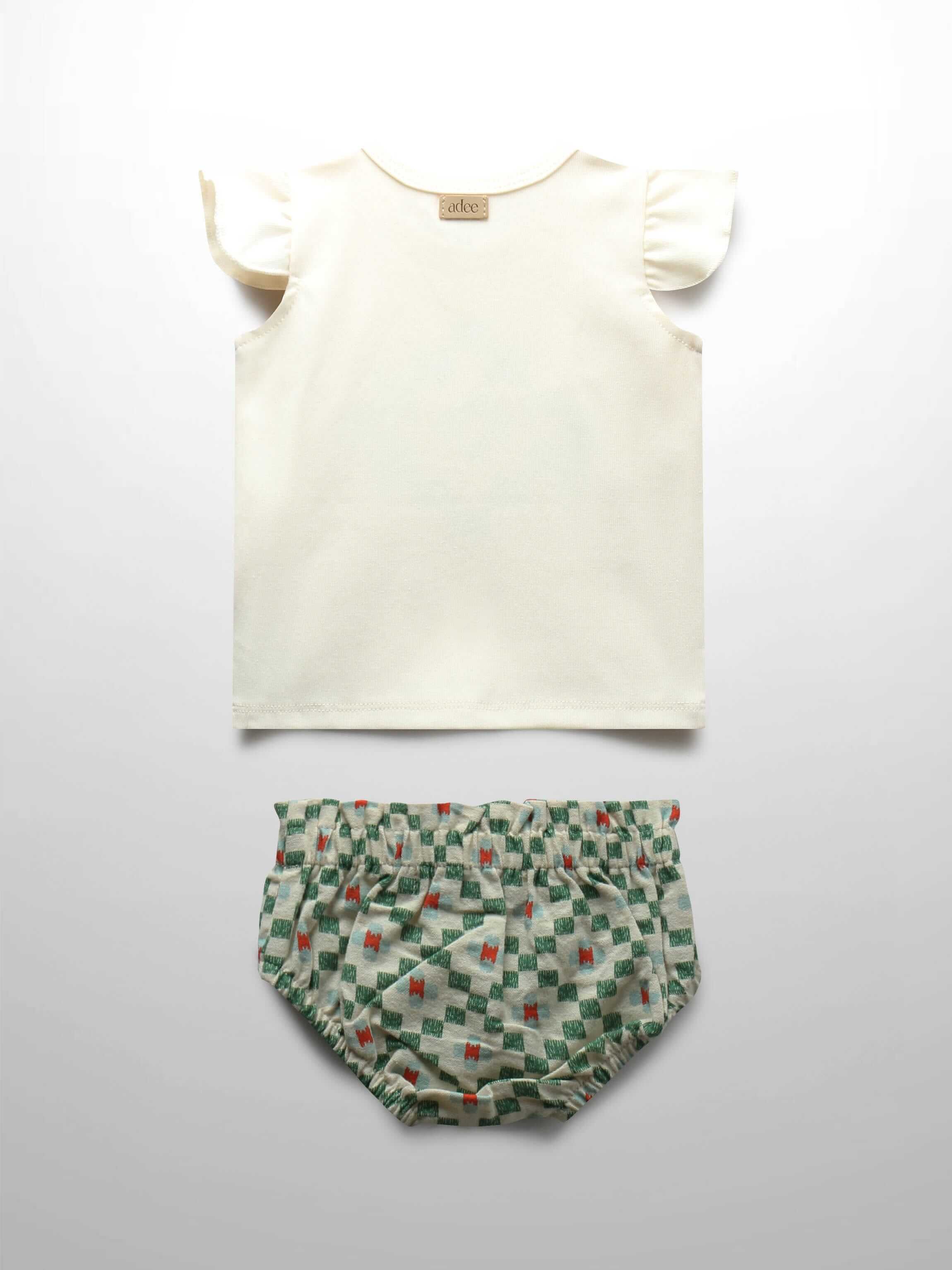 Green Diamond Tank Set for Girls