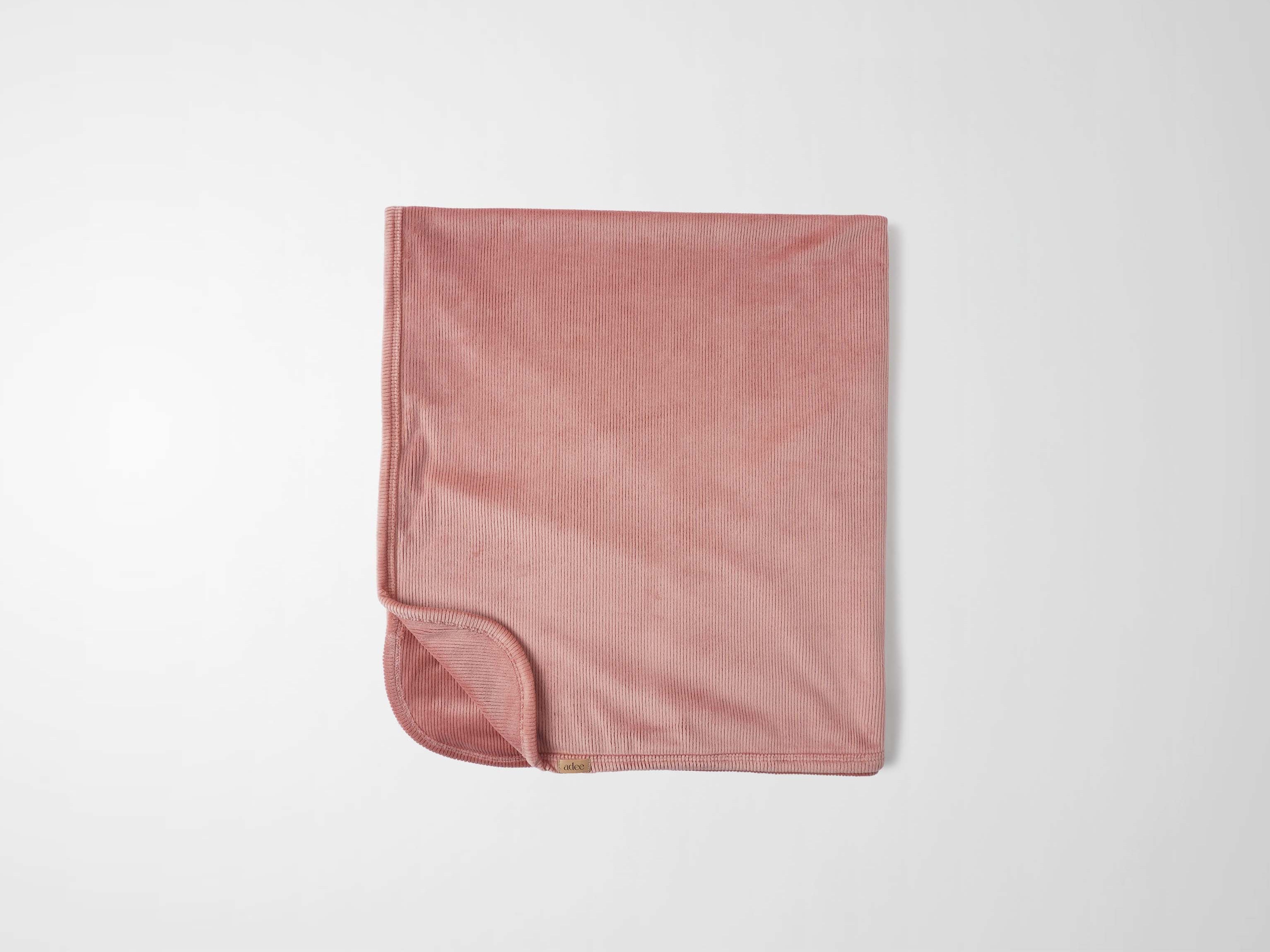 Embroidered Bunny Blanket - Pink