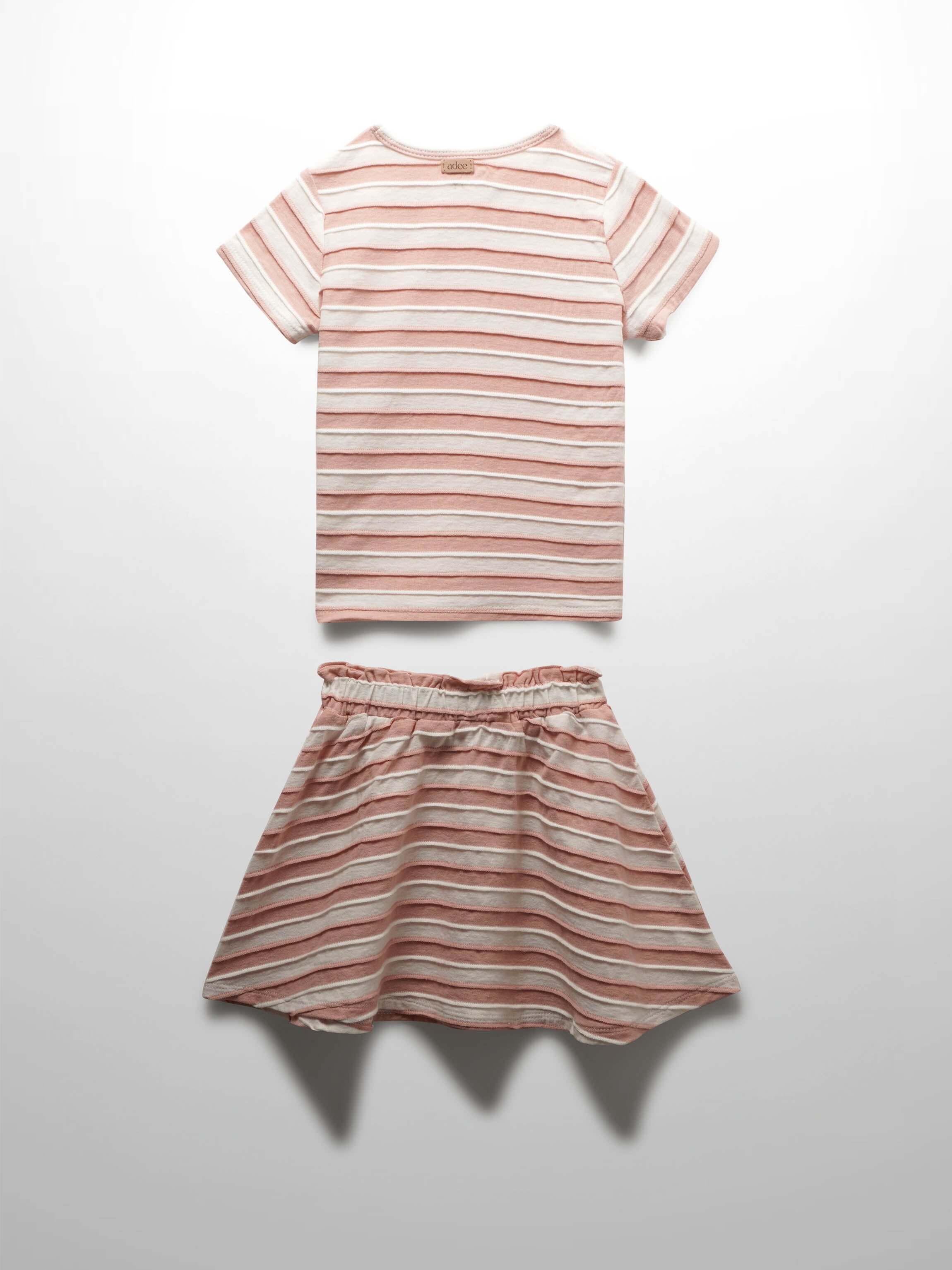 Cute girl outfits striped set