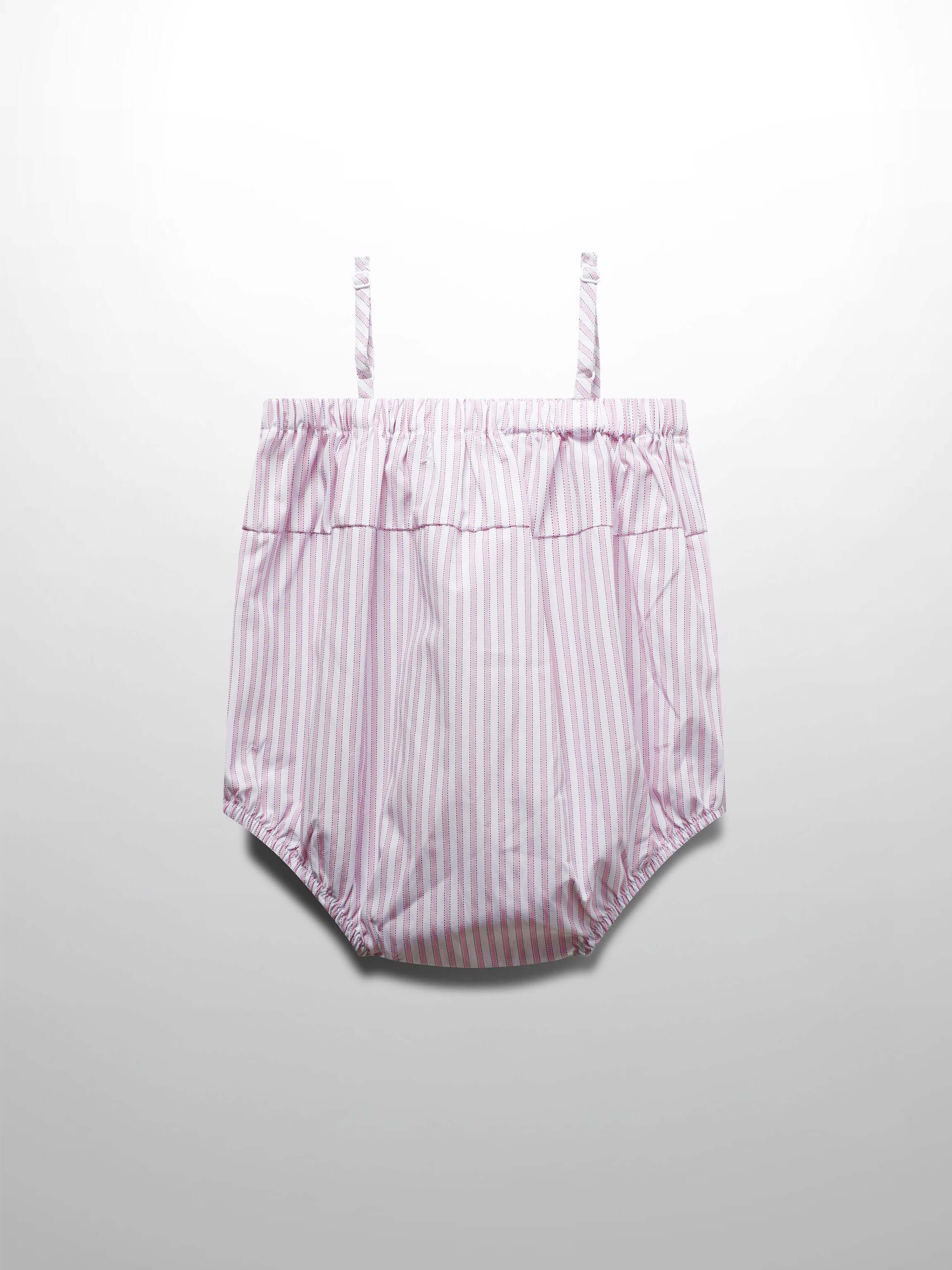 Baby girl striped romper