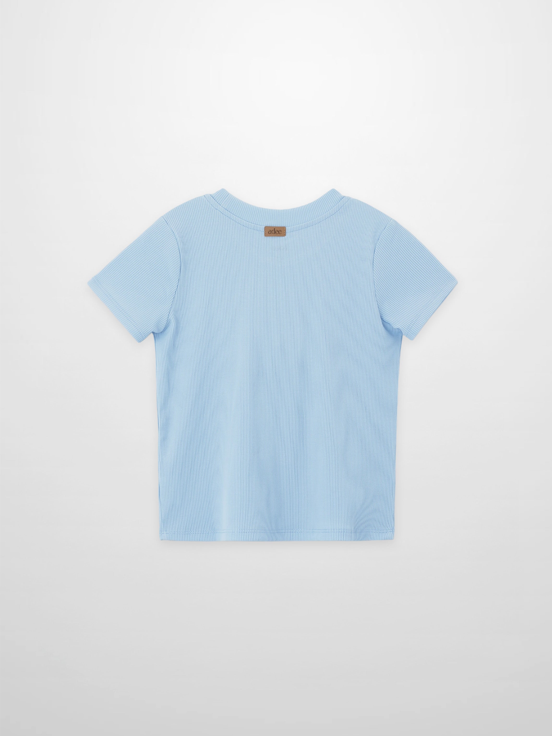 Thin ribbed light blue boys&