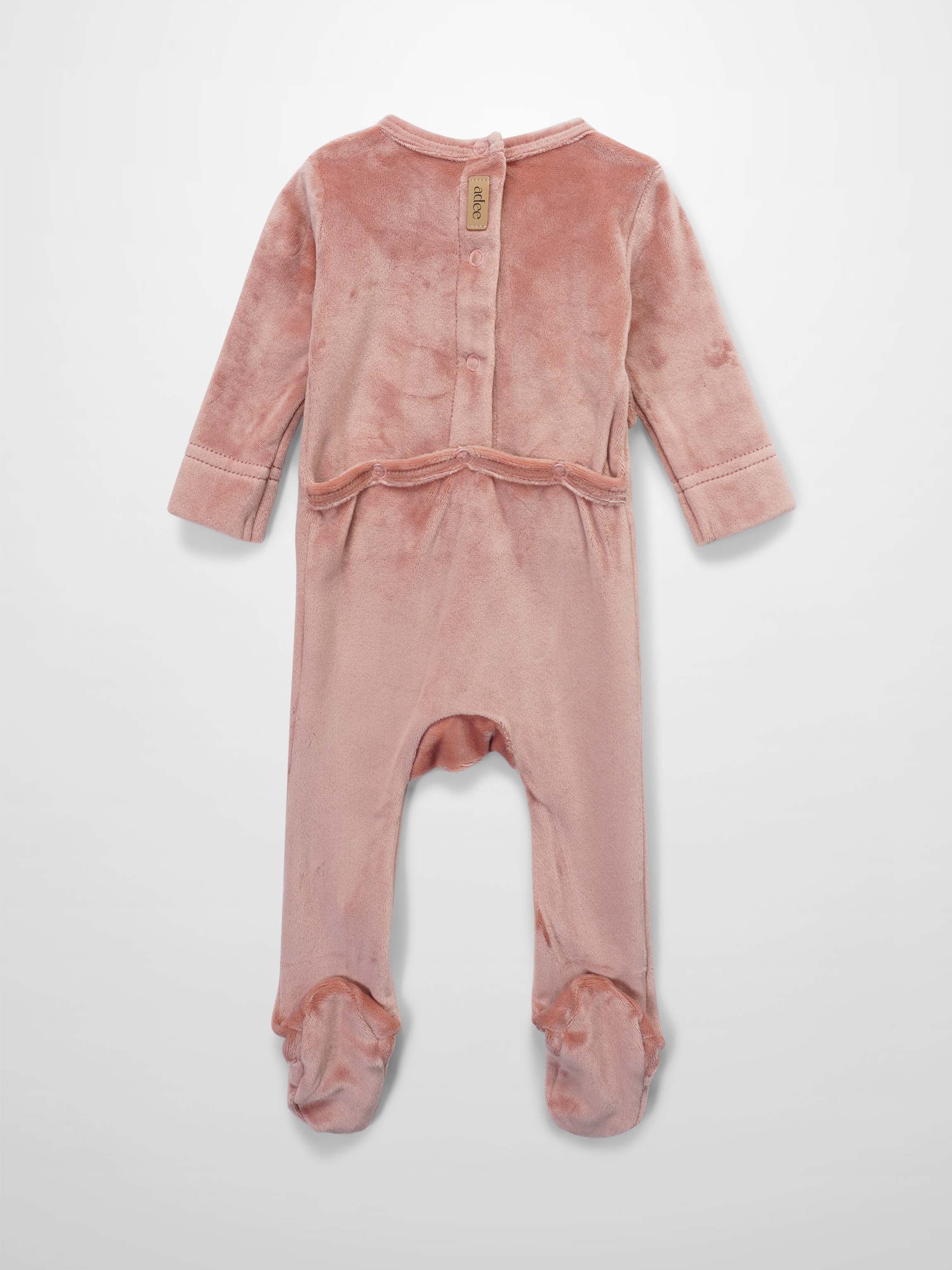 Velour Crossover Stretchy - Pink