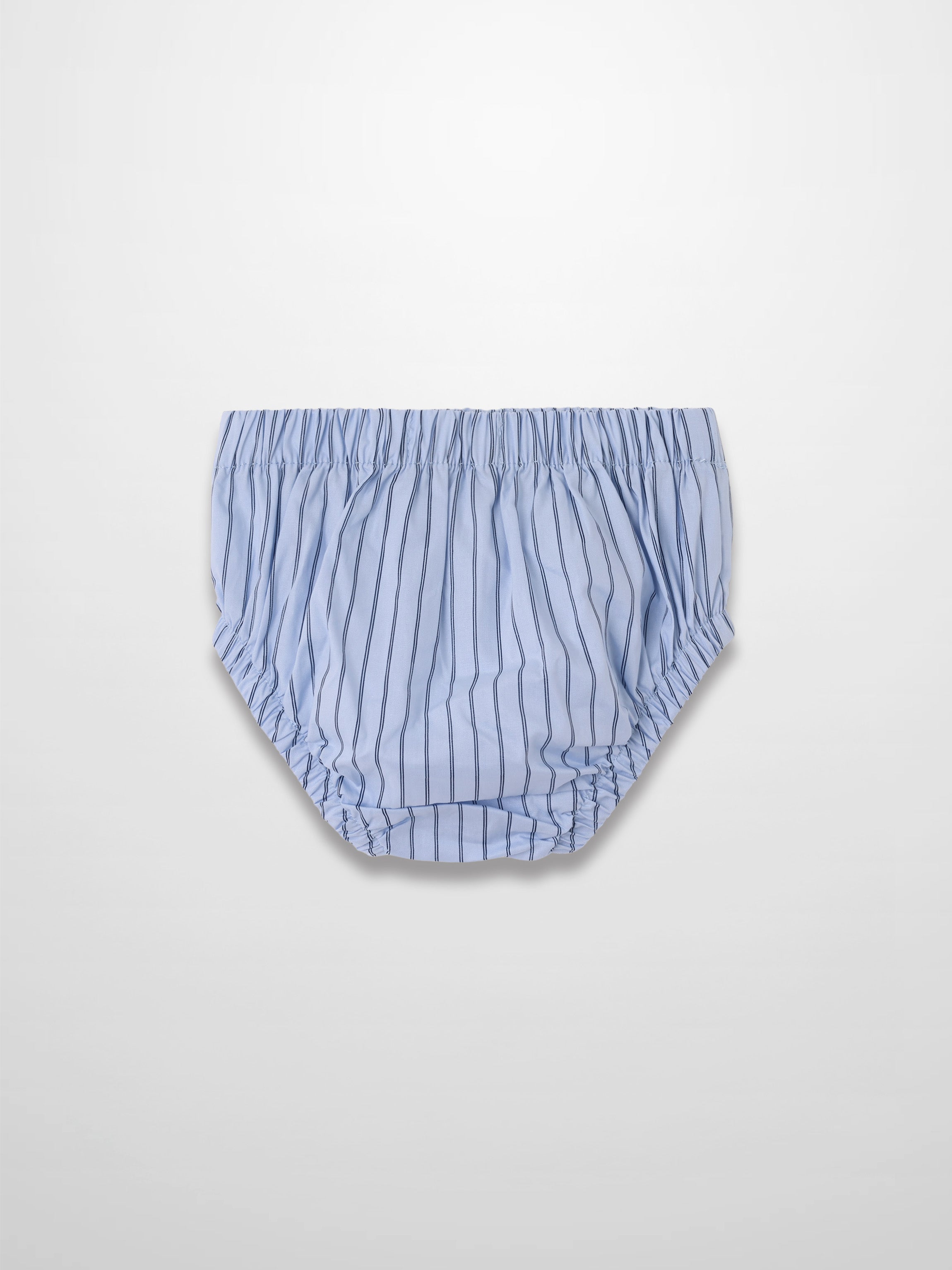 Striped Cotton Bloomers - Blue