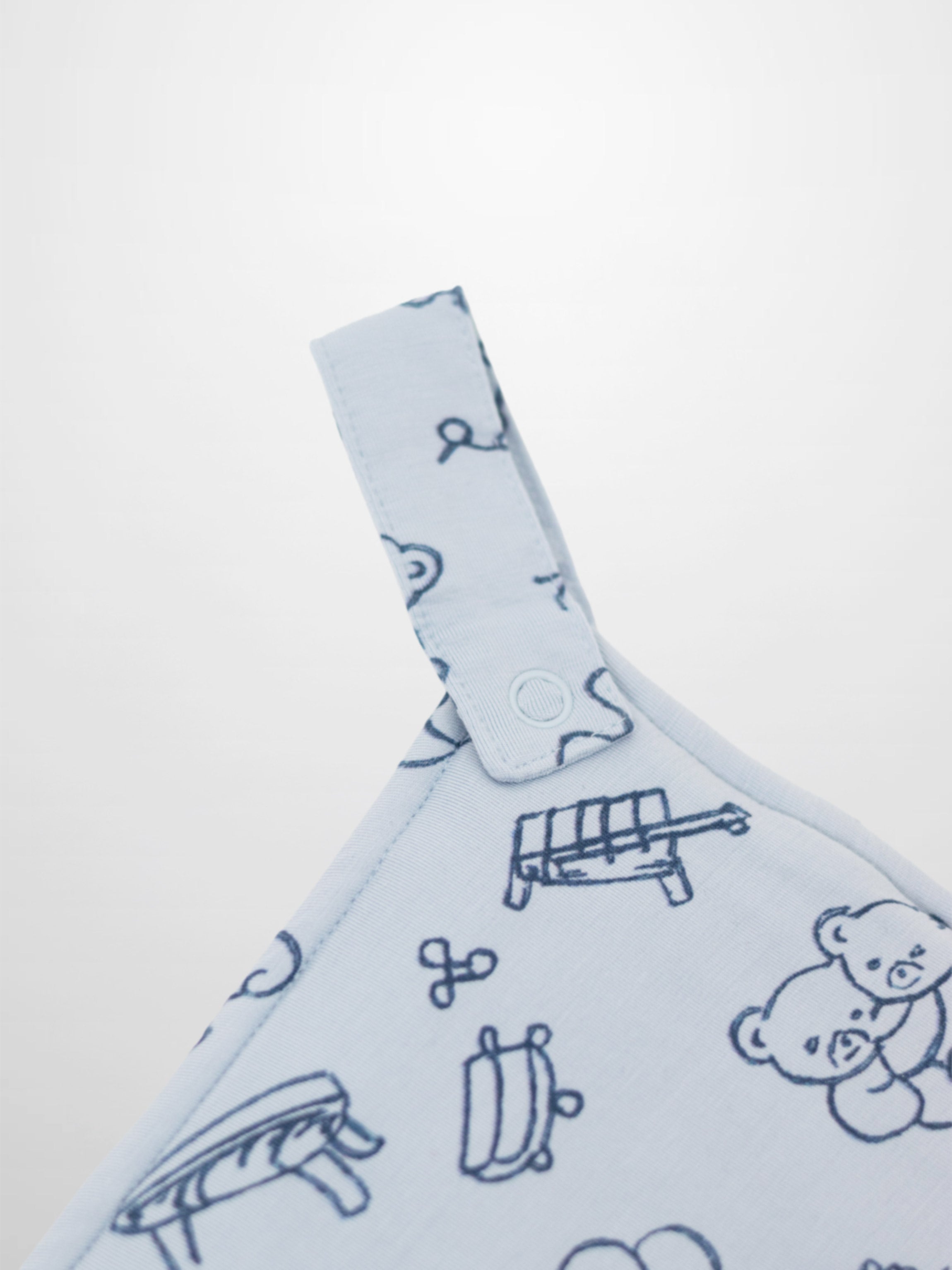 Storybook Lovey with Clip - Blue