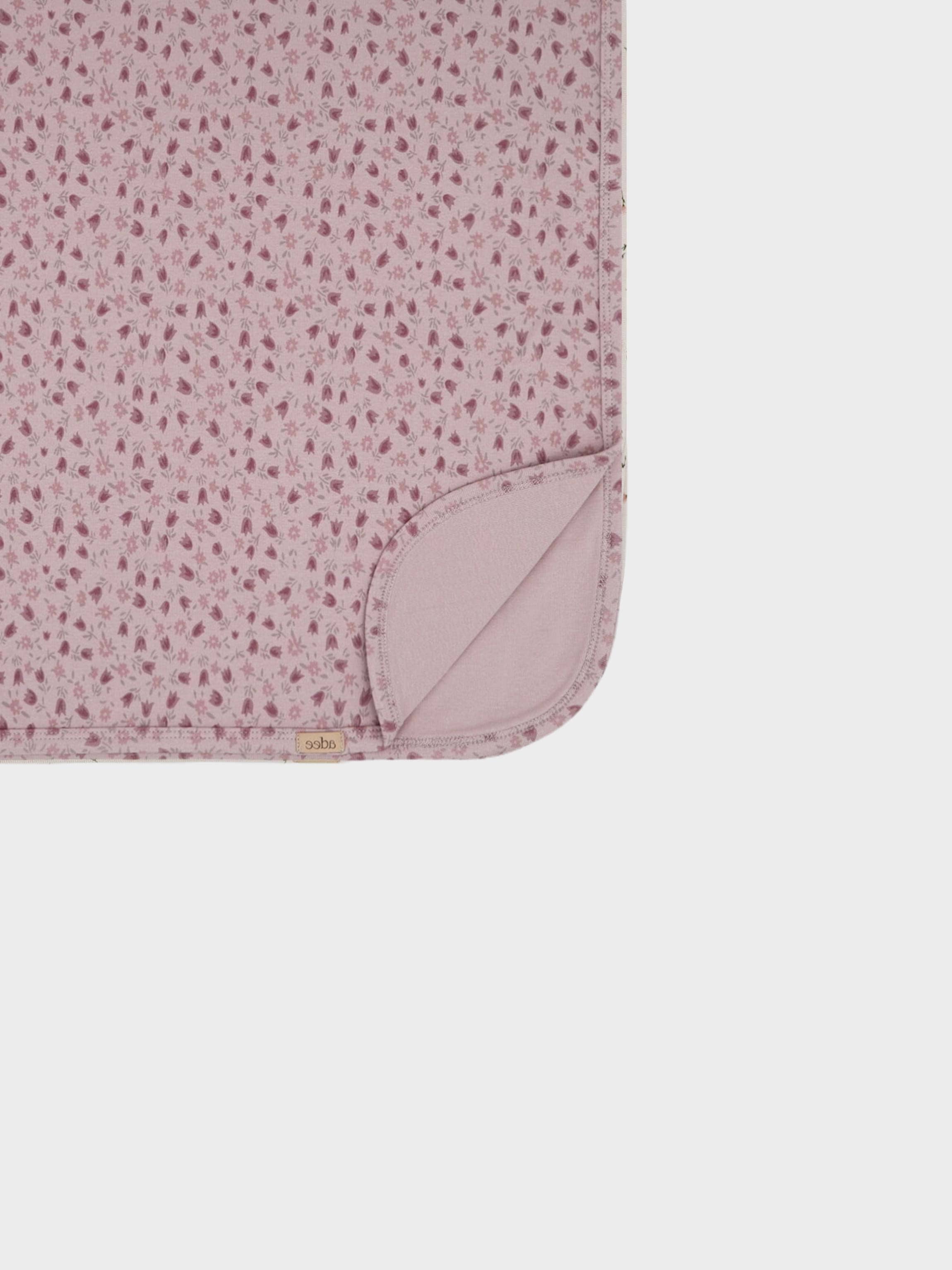 Soft purple swaddle blanket for babies