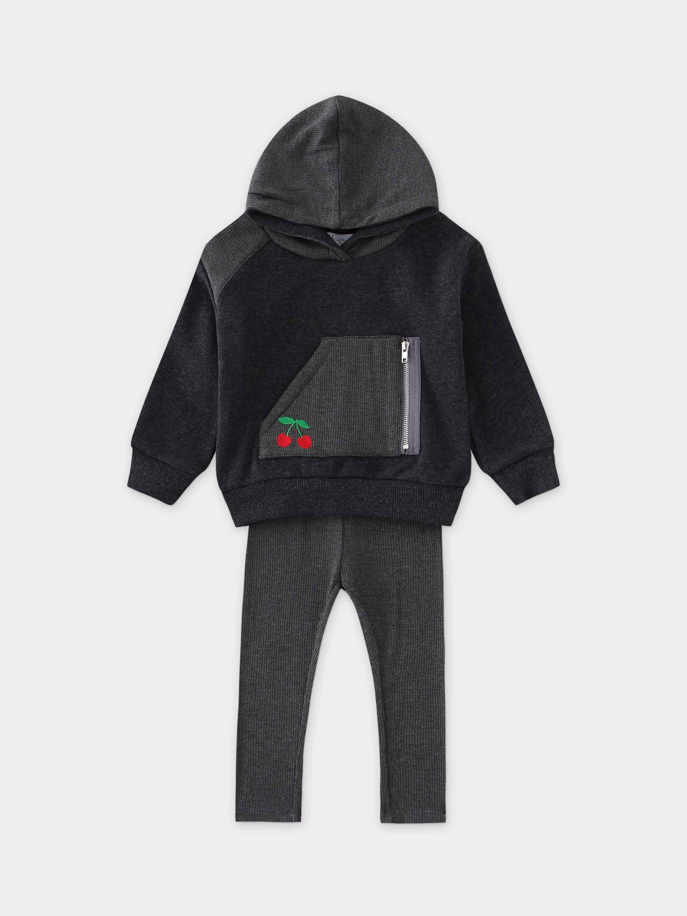 Cute hoodie sweatshirt and leggings set