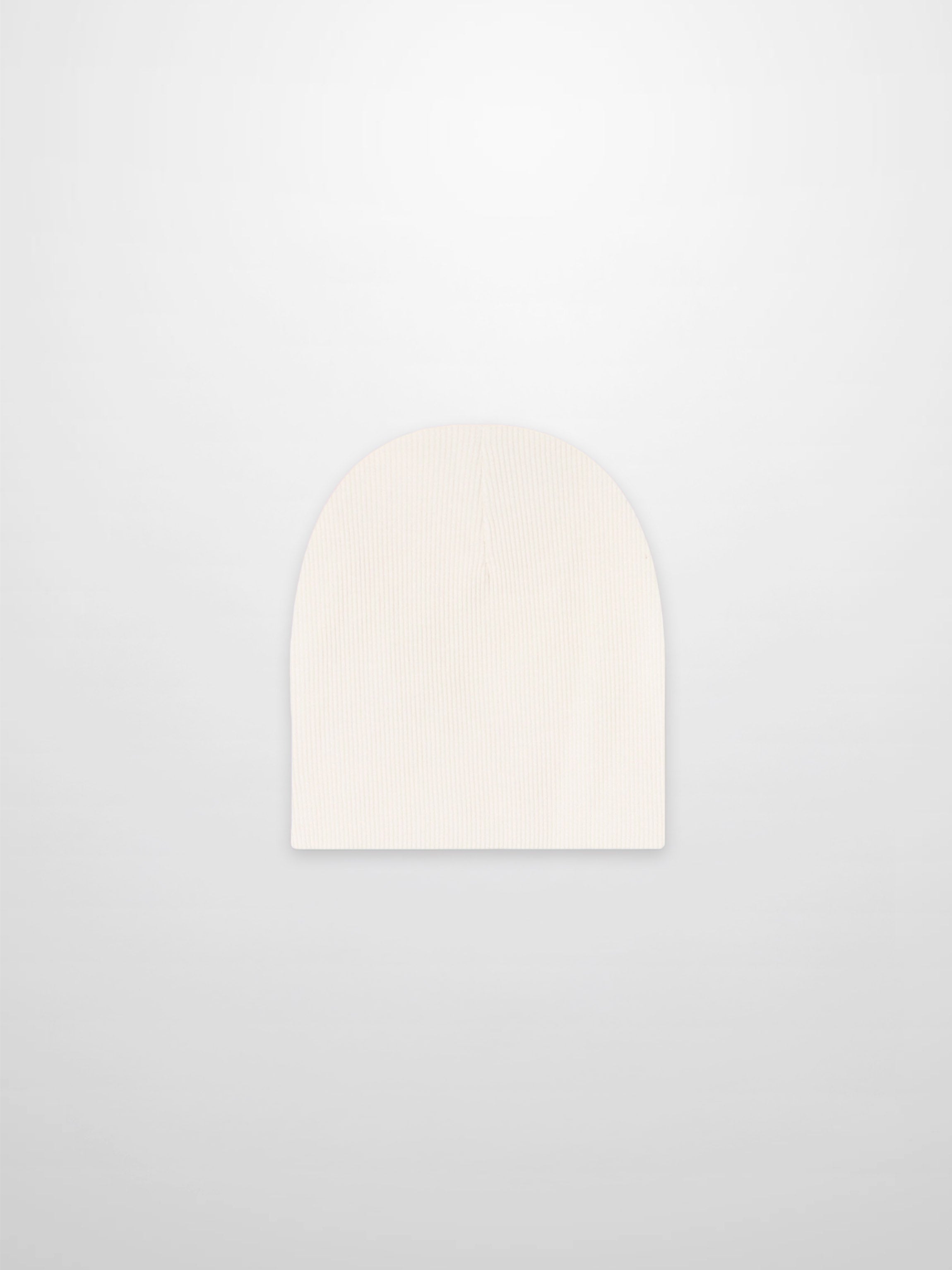 Thin Ribbed Beanie, white, unisex knit hat for chilly days