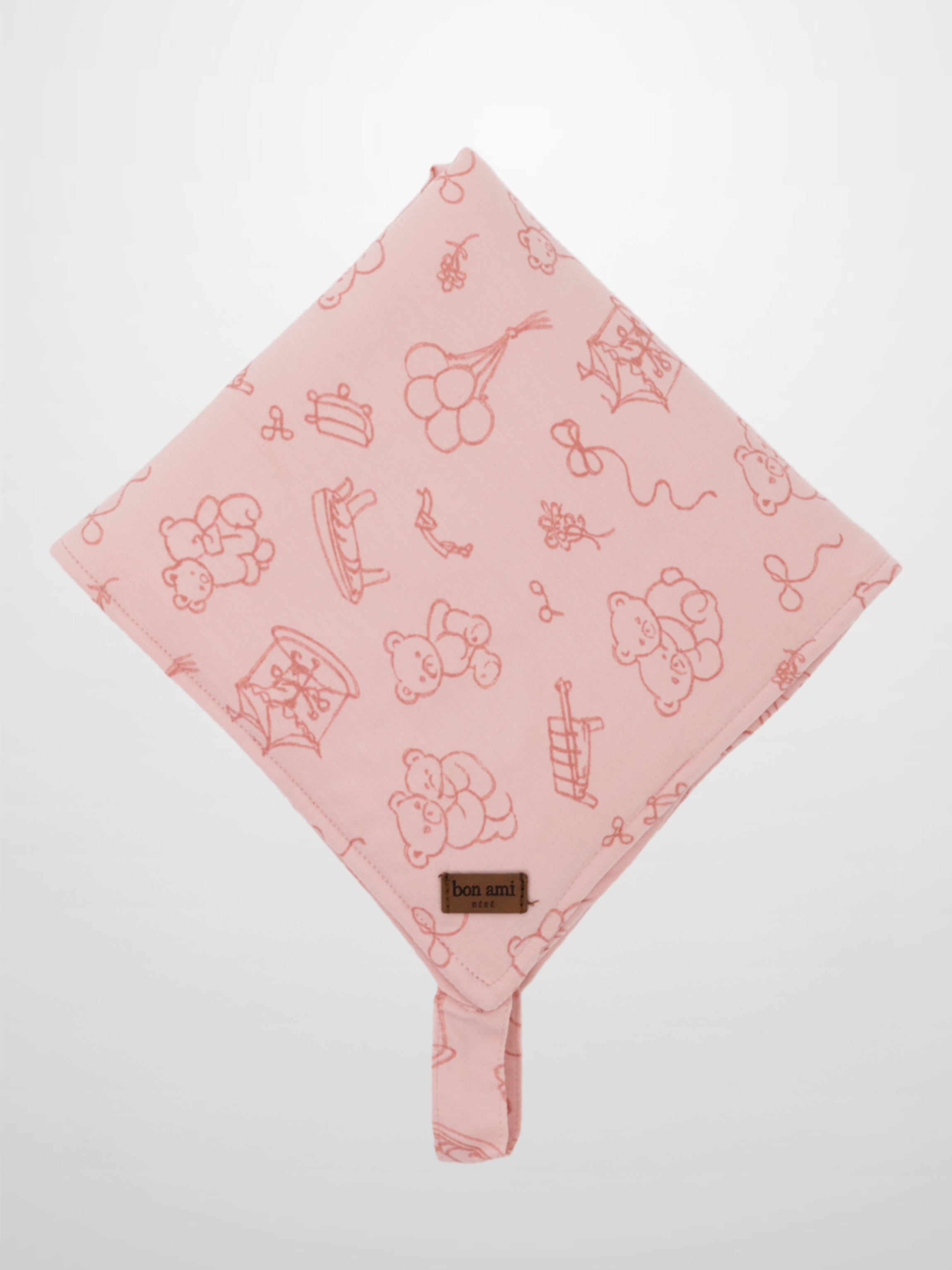 Storybook Lovey with Clip - Pink