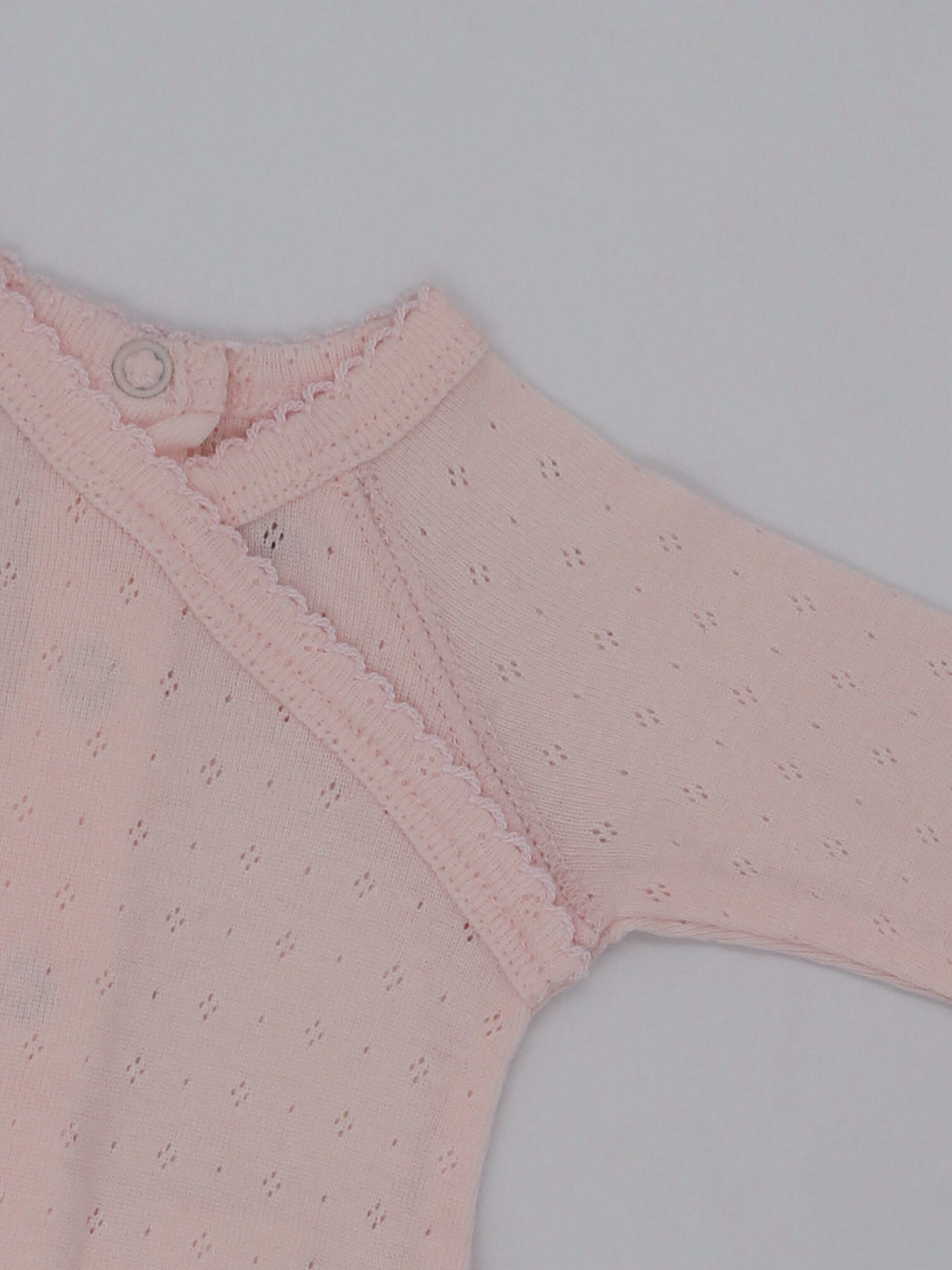 baby jumpsuit in light pink