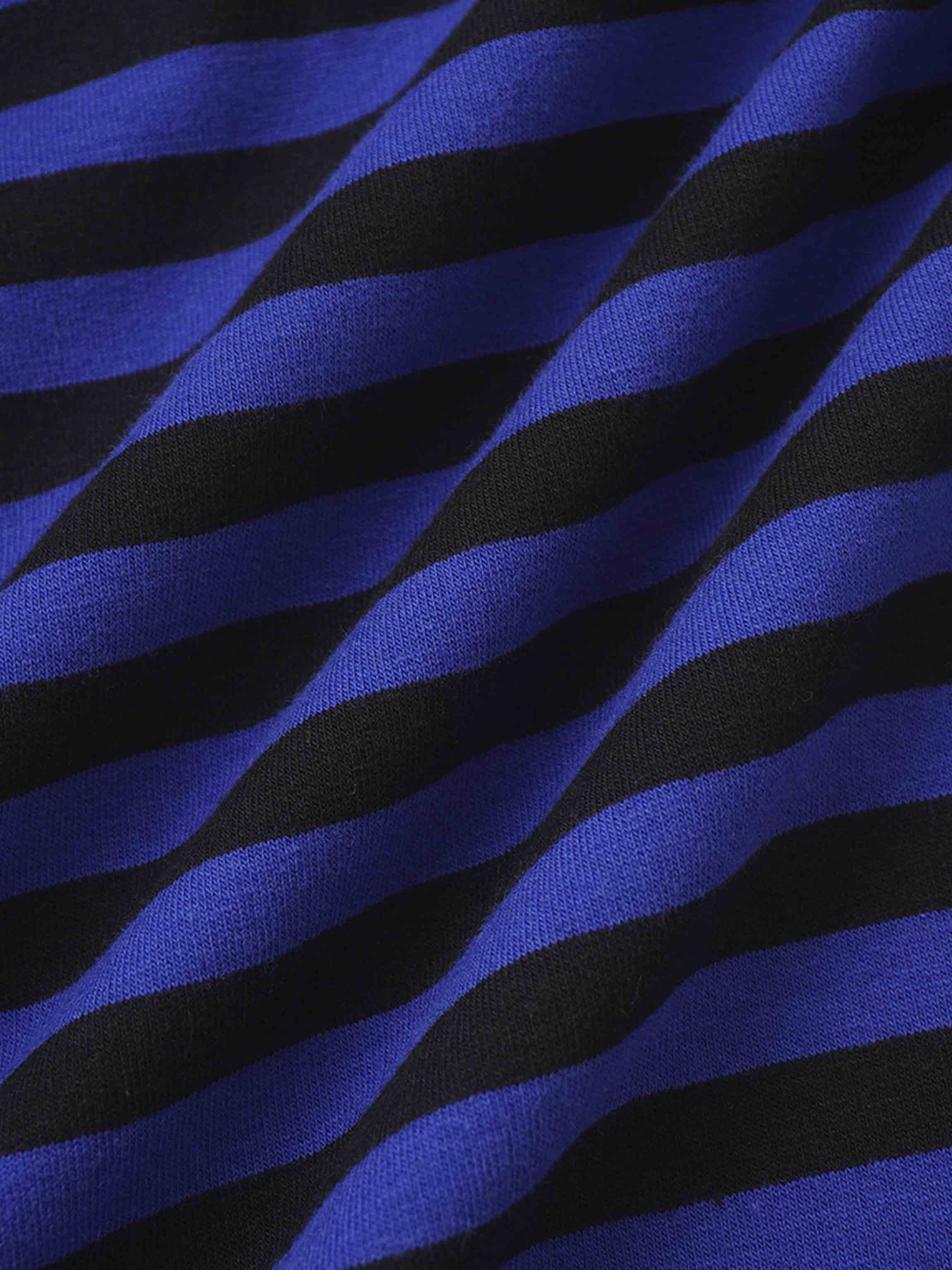 Striped Sweatshirt - Blue & Black