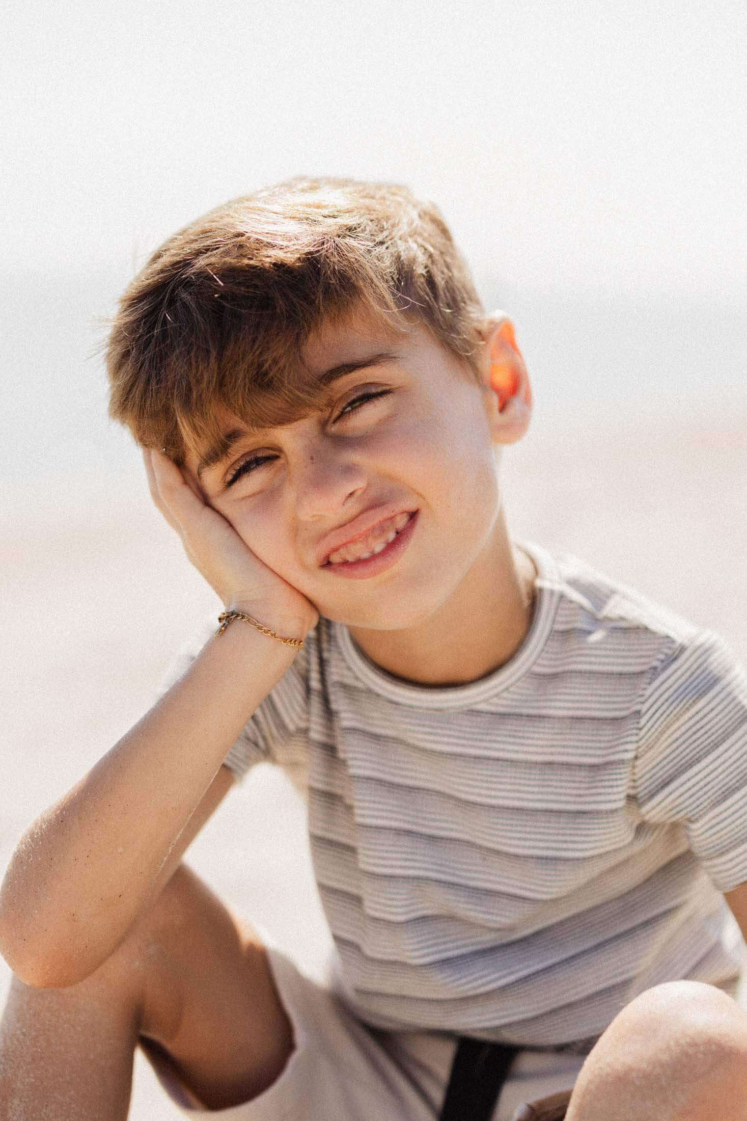 Boy striped T-shirt kids shirts