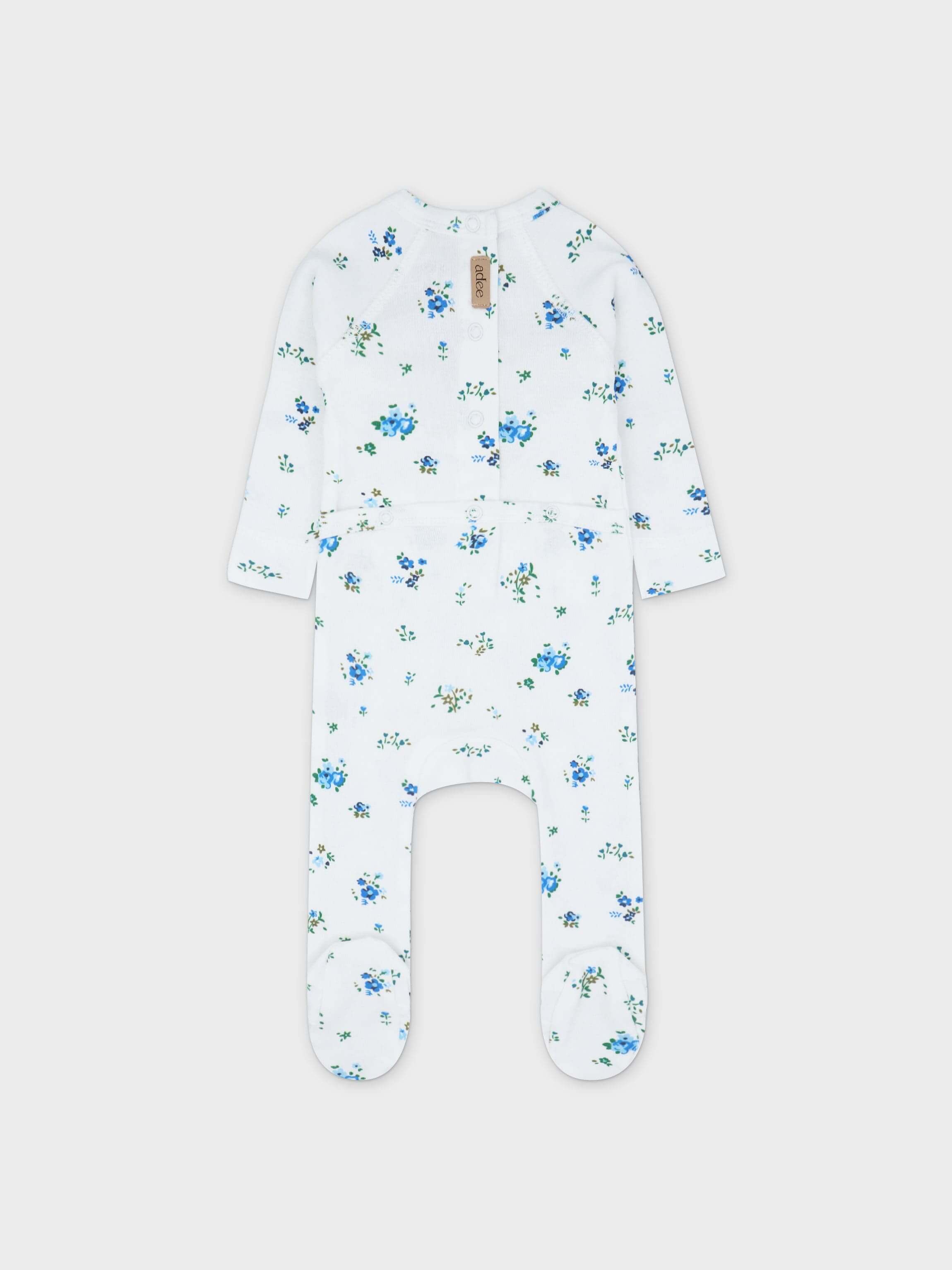 Baby jumpsuit in floral design